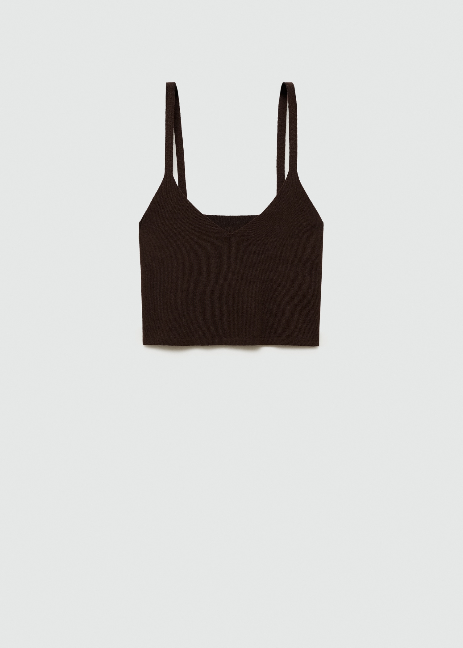 Knitted cropped top - Article without model