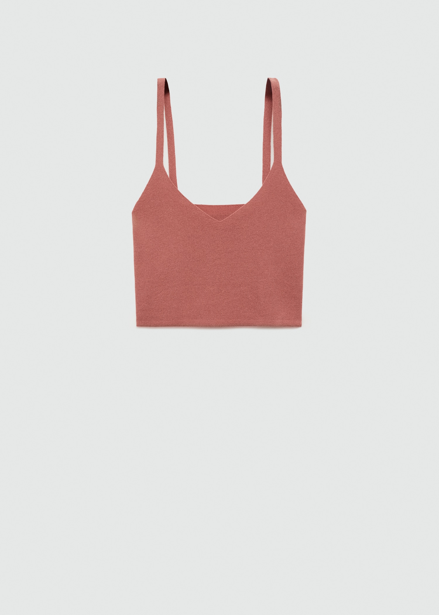 Knitted cropped top - Article without model