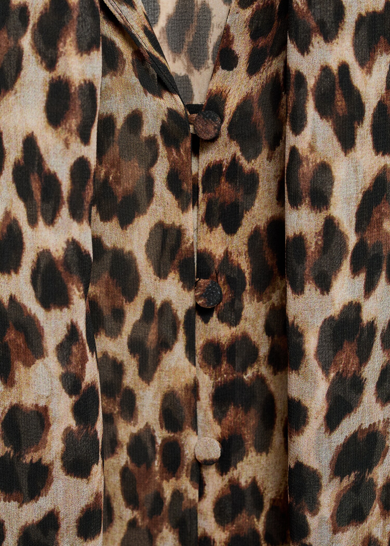 Blusa leopardo lazo cuello - Detalle del artículo 8