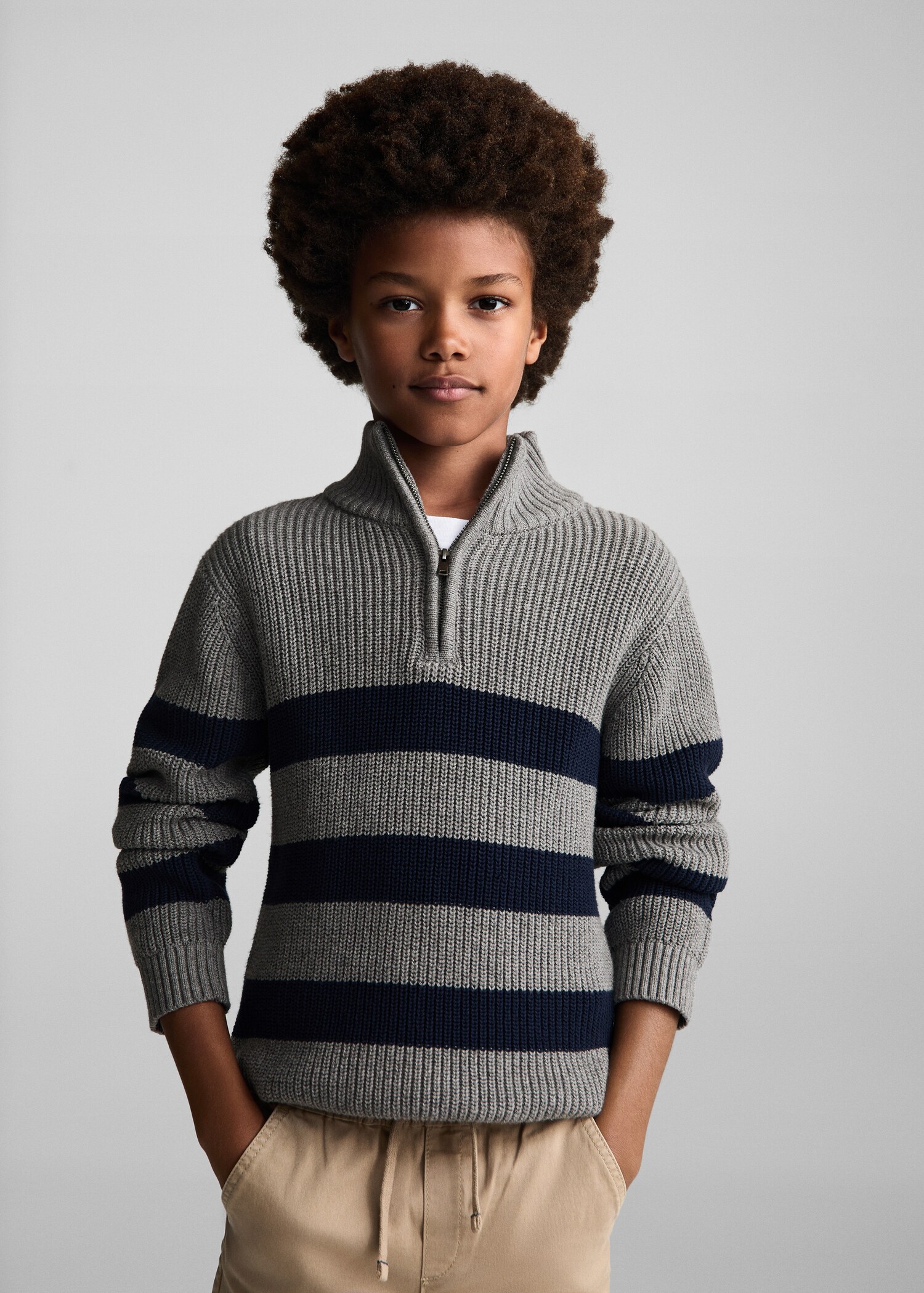 Bleu Nuit | Cardigan Lincoln à Fermeture éclair - Homme - Laine D Bleu 5082 Bleu Nuit | Cardigan Lincoln à Fermeture éclair - Homme - Laine D Bleu 5082