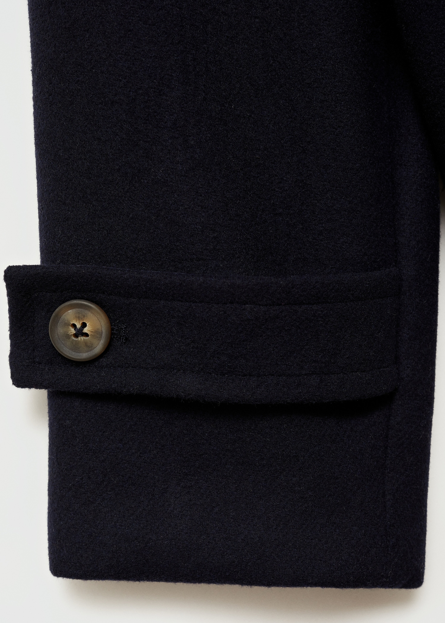 Manteau court drap de laine - Détail de l'article 0