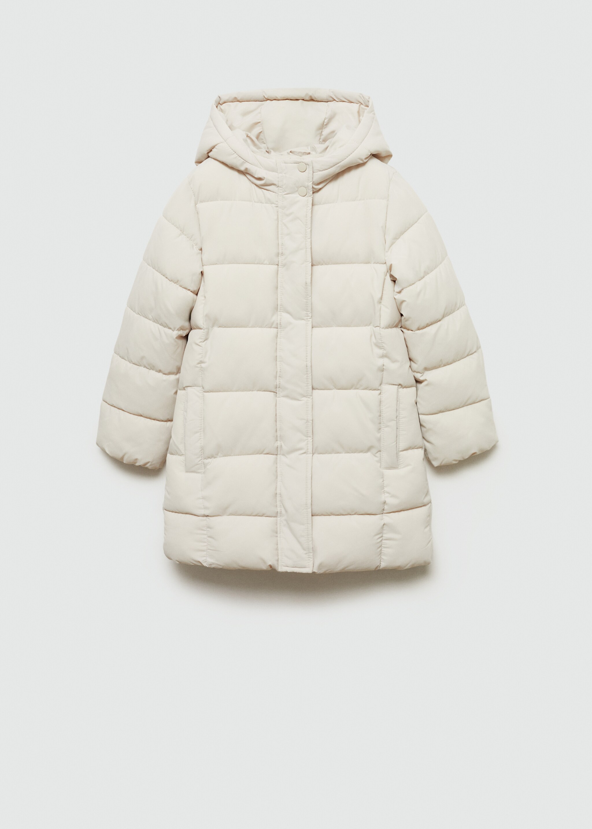 Hood quilted coat - Article without model