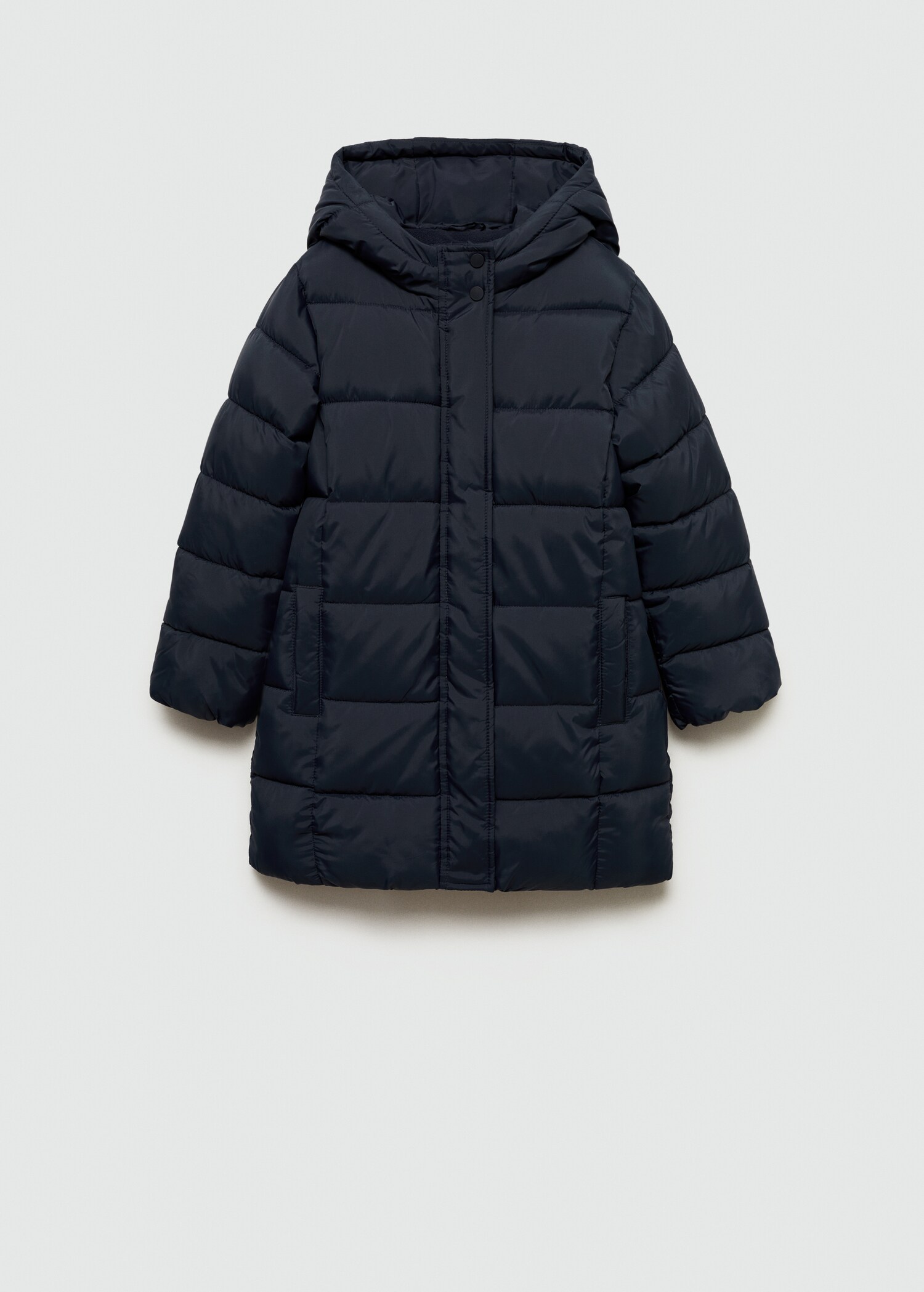 Hood quilted coat - Article without model