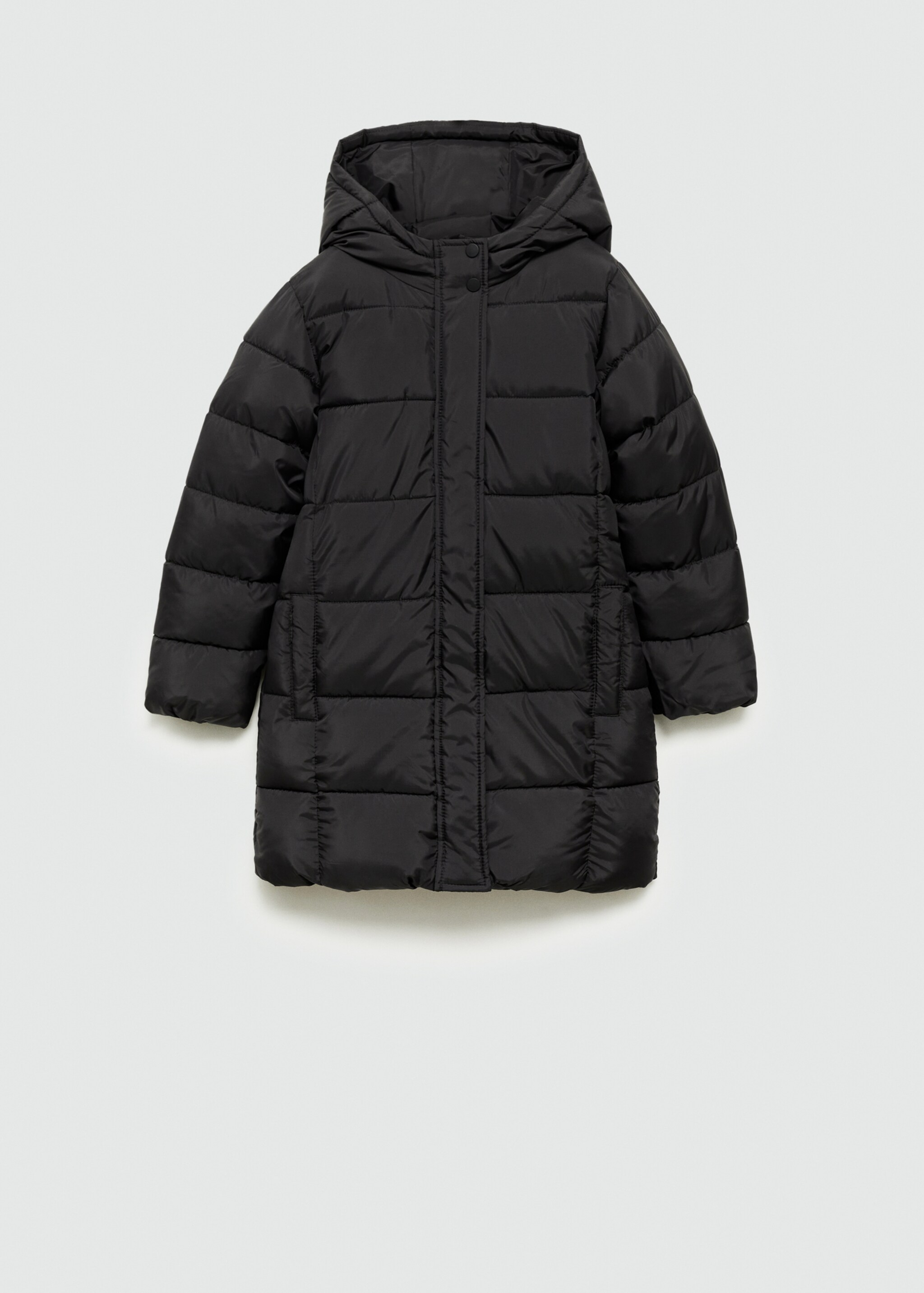 Hood quilted coat - Article without model