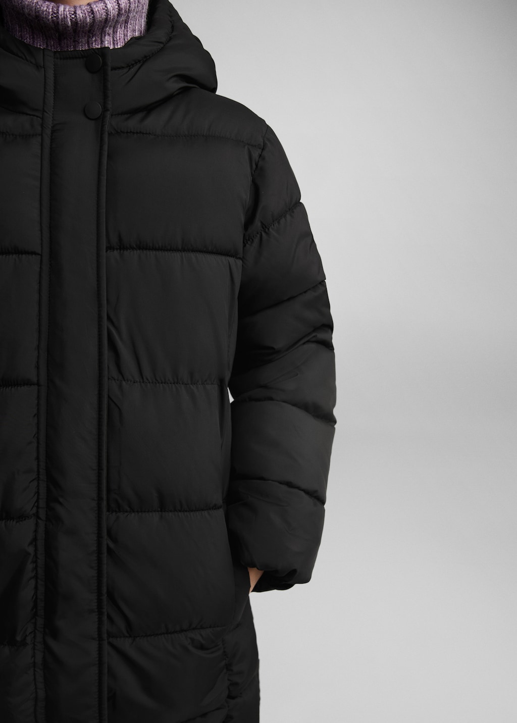 Hood quilted coat - Kids | MANGO USA