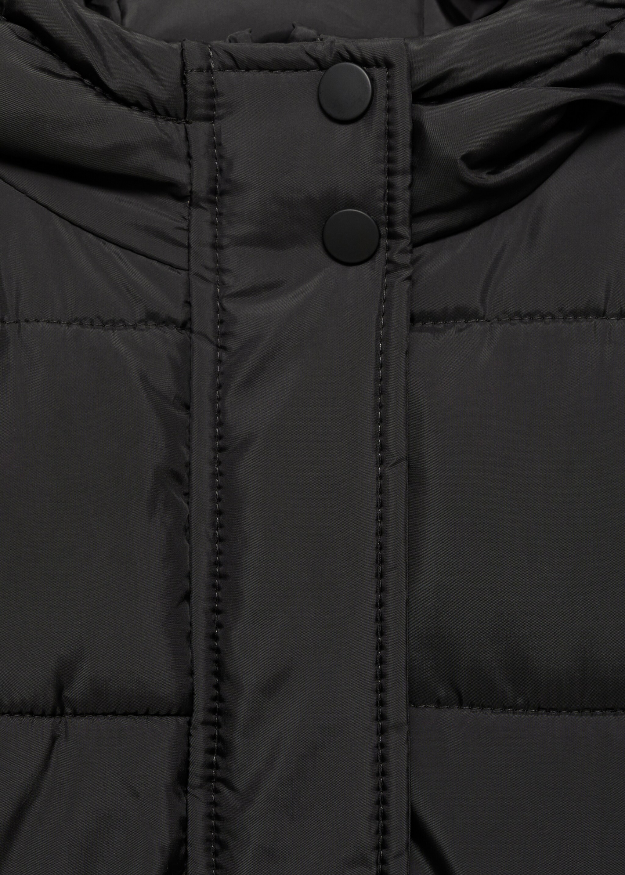 Hood quilted coat - Details of the article 8