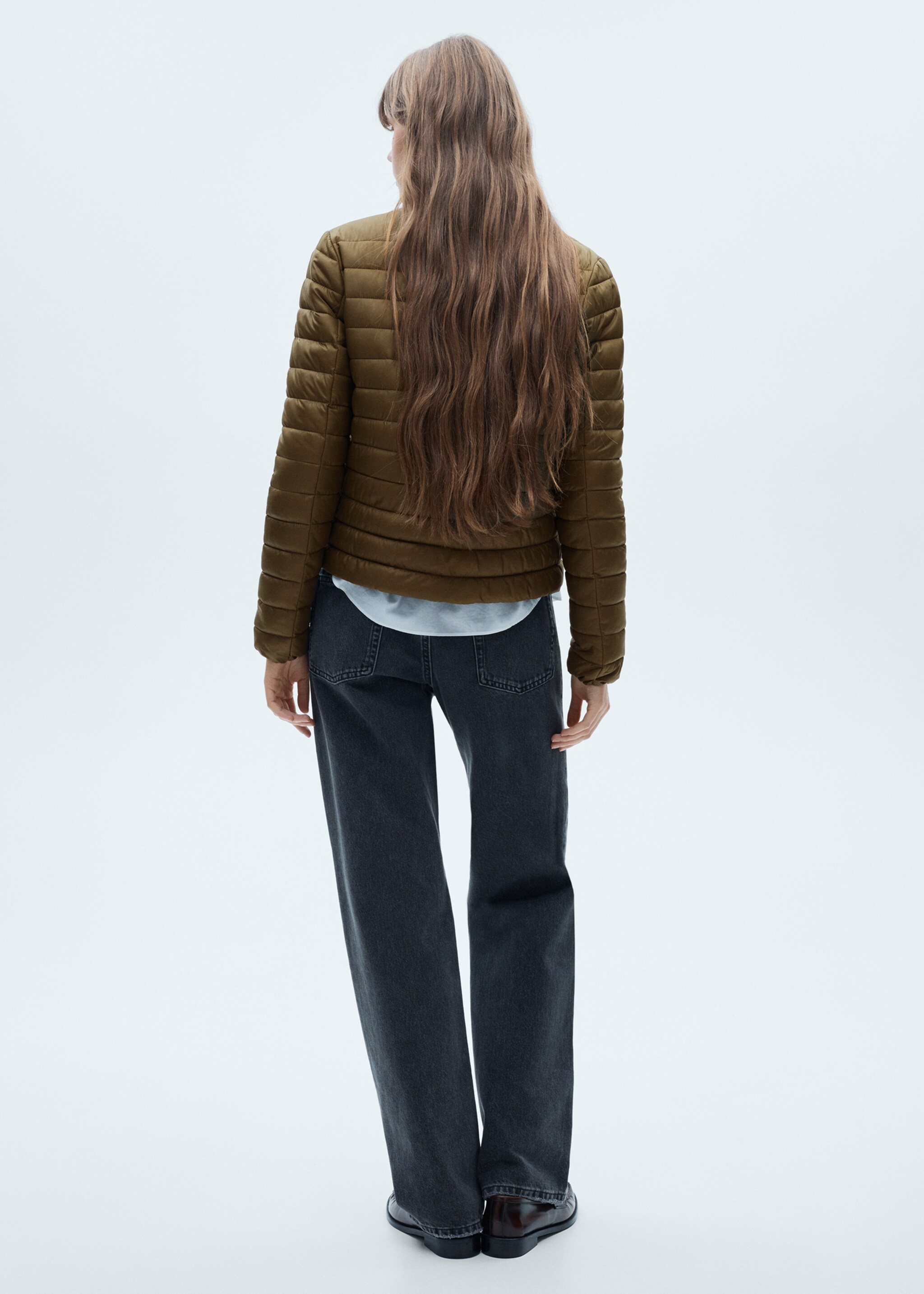 Anorak acolchado bolsillos - Reverso del artículo