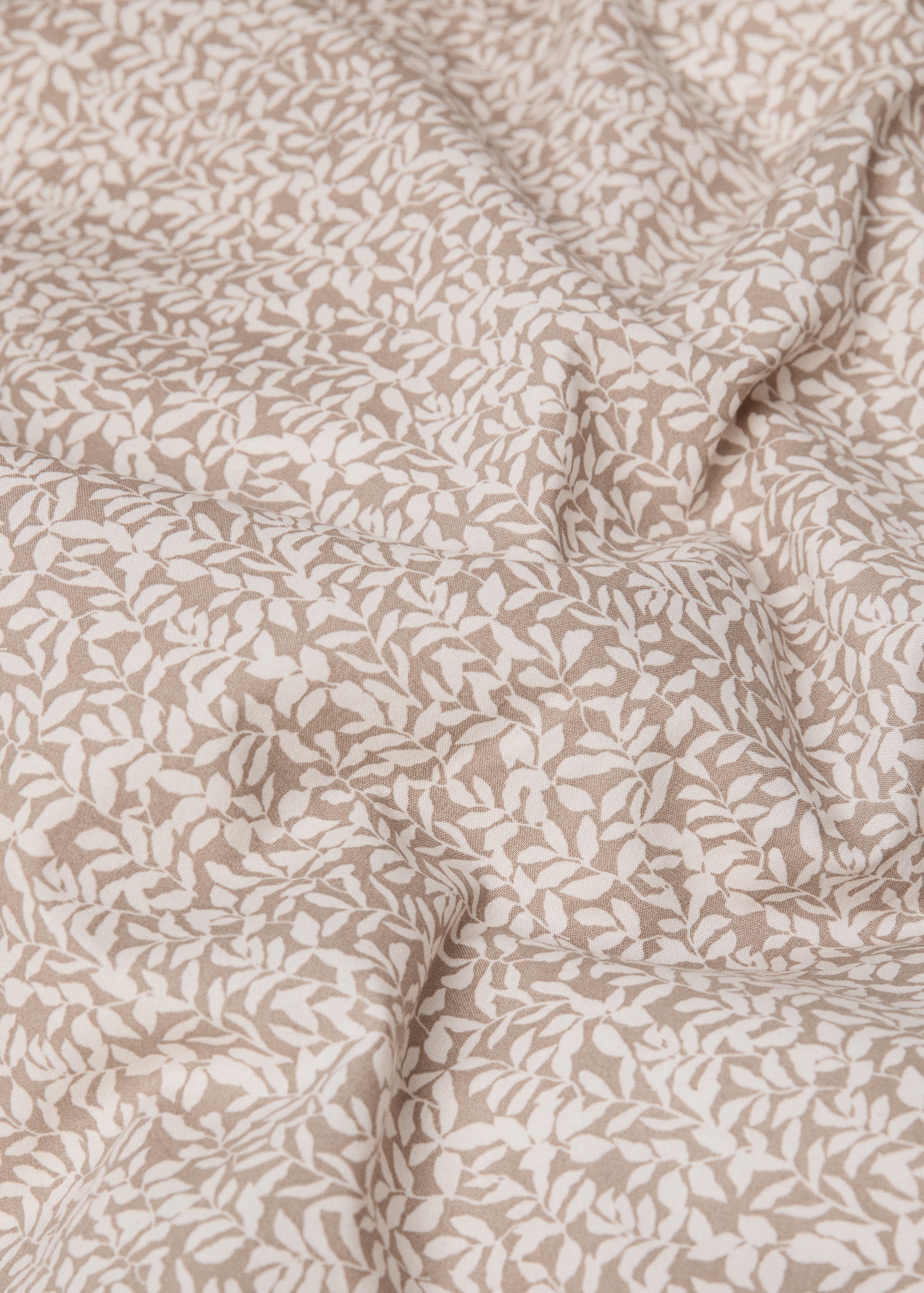 Micro-flower print duvet cover for queen bed - Details of the article 2