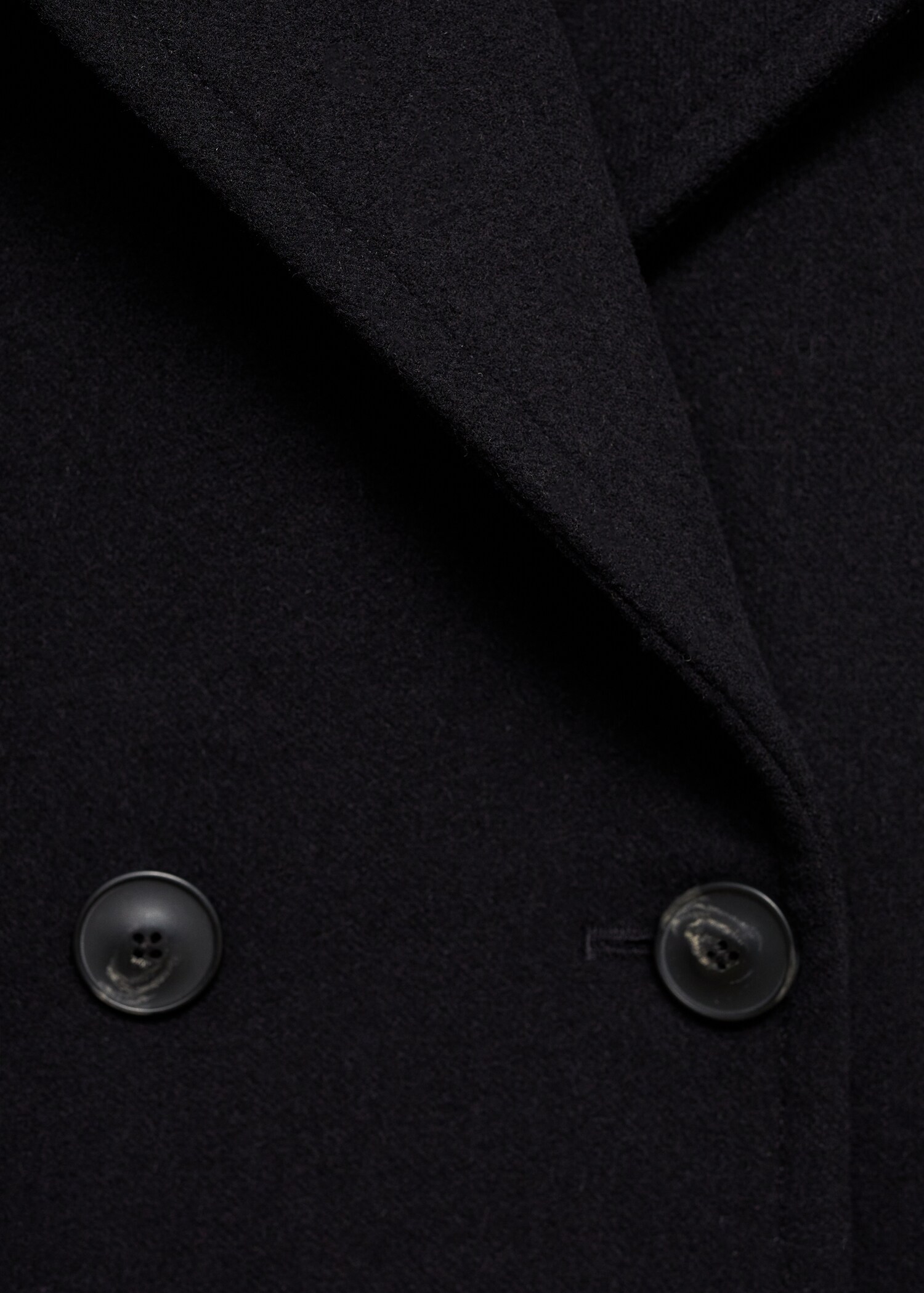 Double-breasted wool coat - Details of the article 0