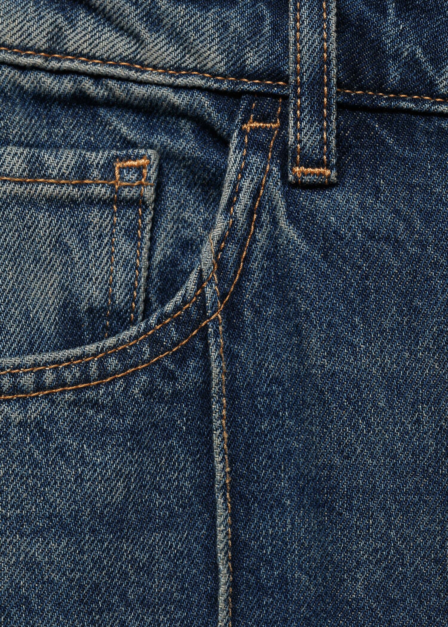 High waist straight jeans - Details of the article 0