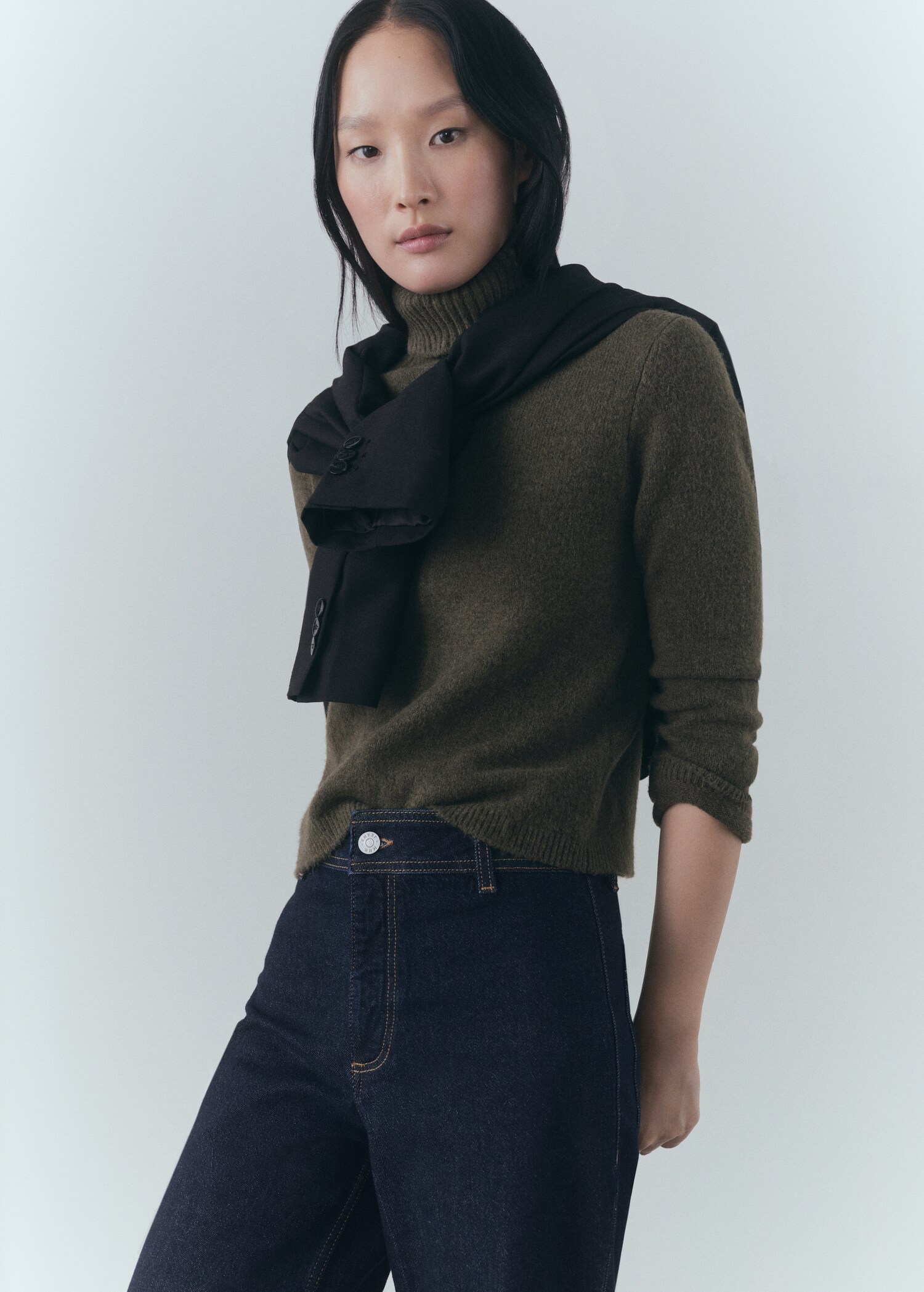 Jean Catherin style jupe-culotte rinse wash - Détail de l'article 1