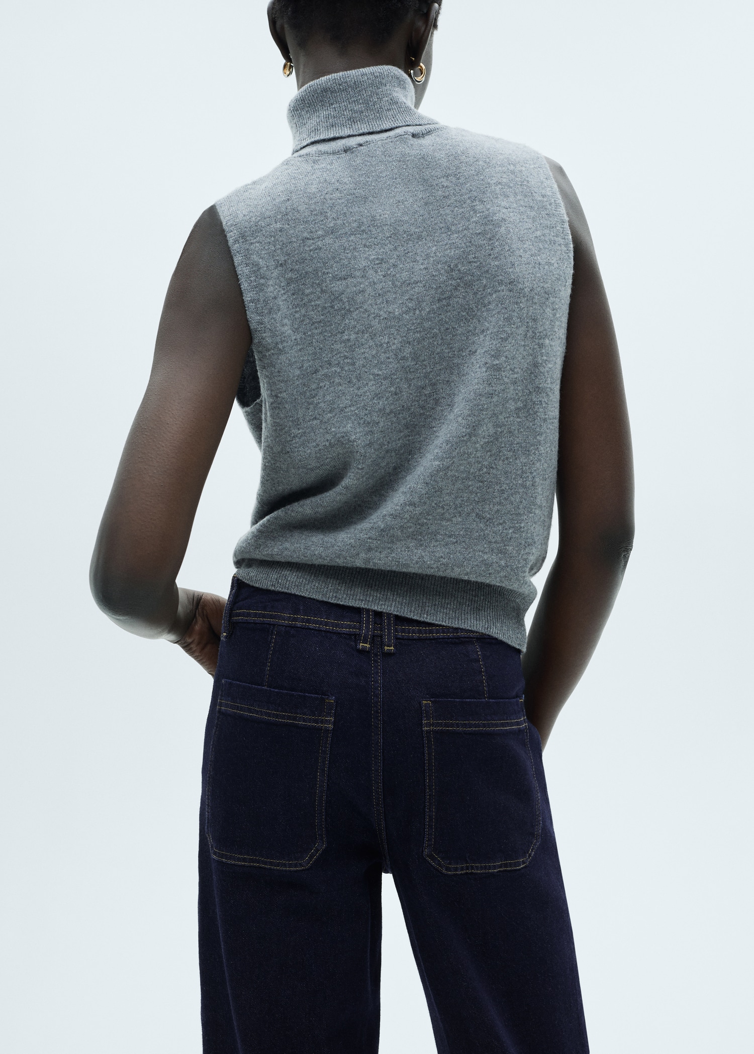 Jean Catherin style jupe-culotte rinse wash - Détail de l'article 6