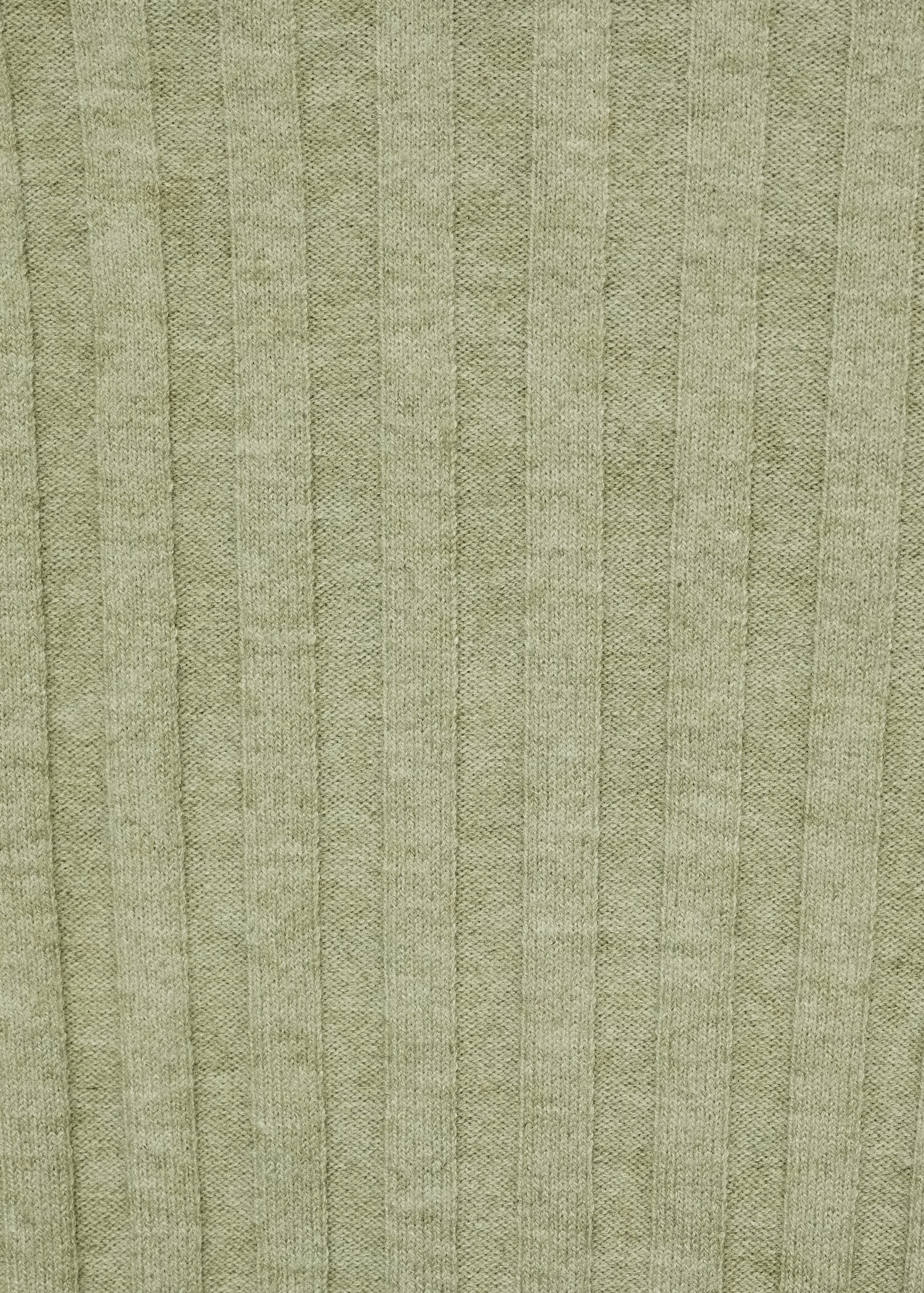 Ribbed sweater with perkins neck - Details of the article 0