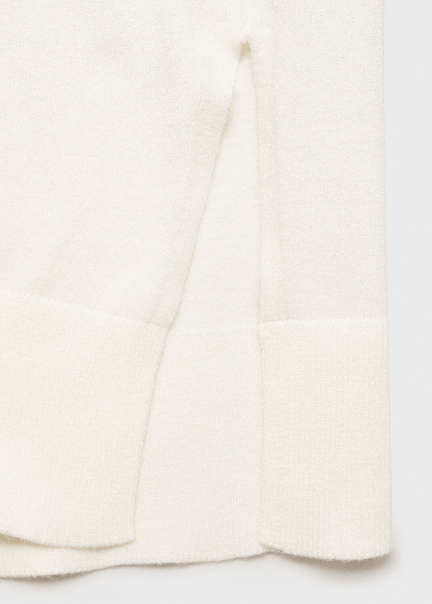Knitted sweater with perkins neck - Details of the article 0