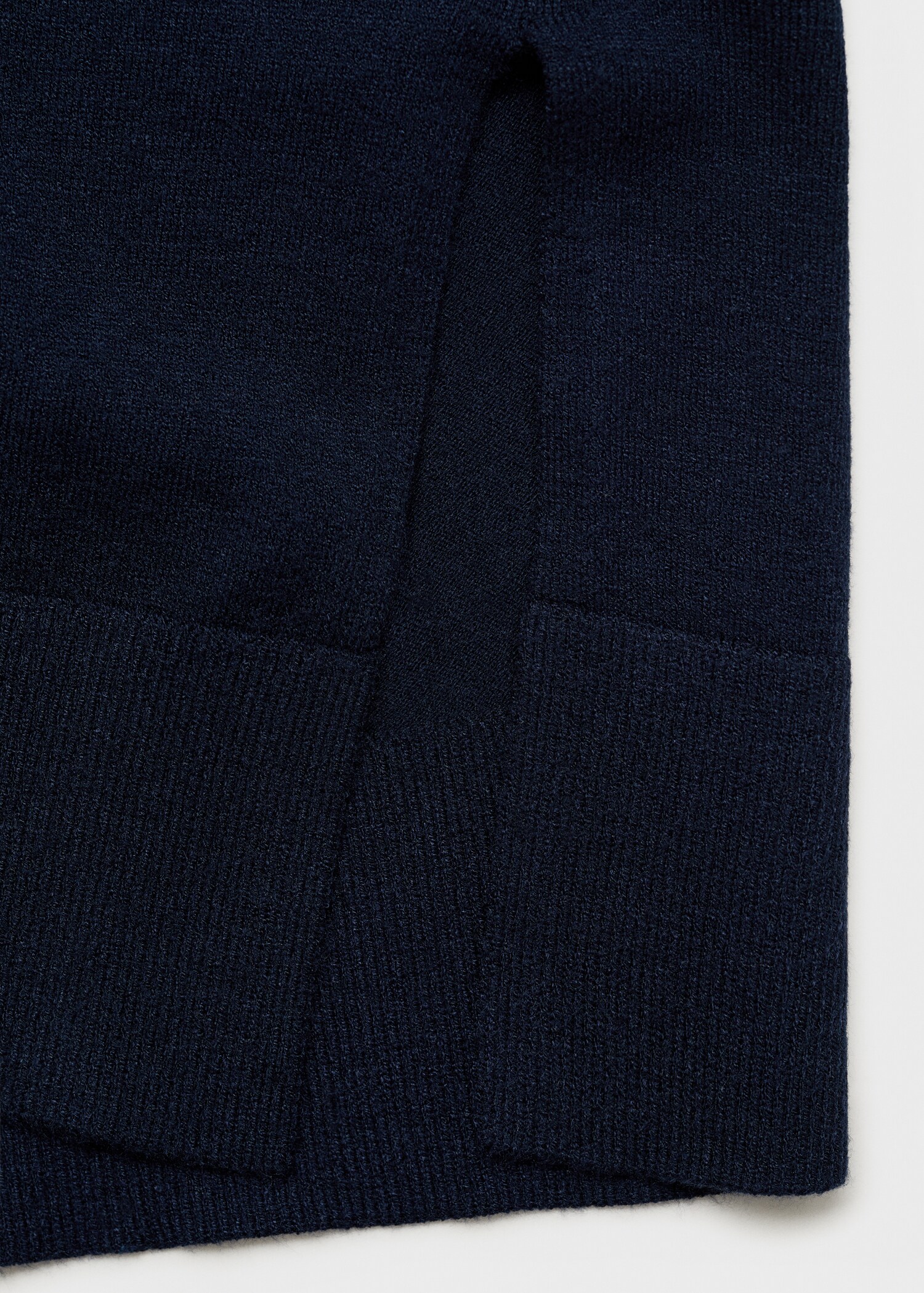 Knitted sweater with perkins neck - Details of the article 0