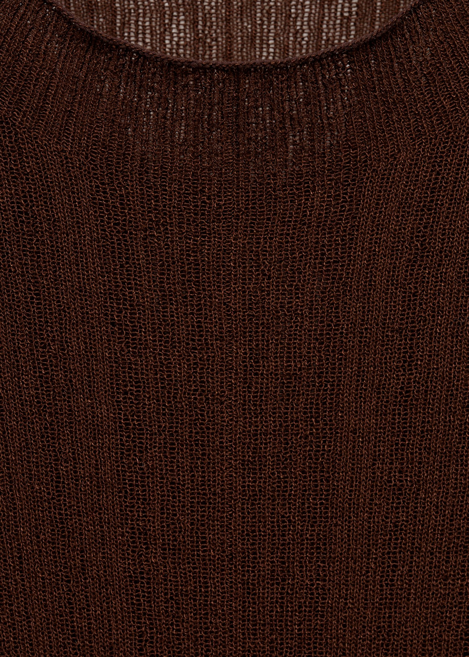 Semi-transparent t-shirt with button detail - Details of the article 0