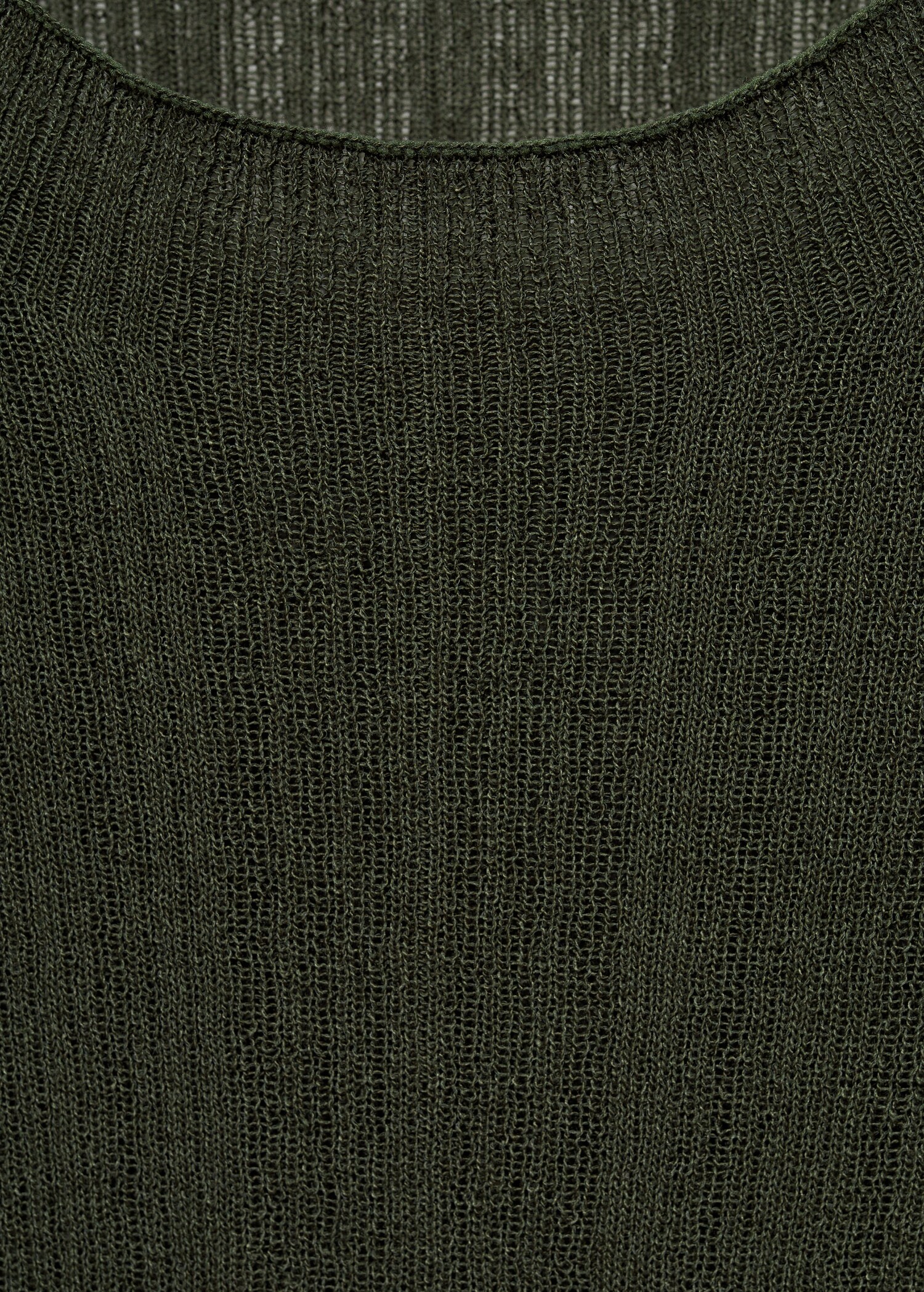 Semi-transparent t-shirt with button detail - Details of the article 0