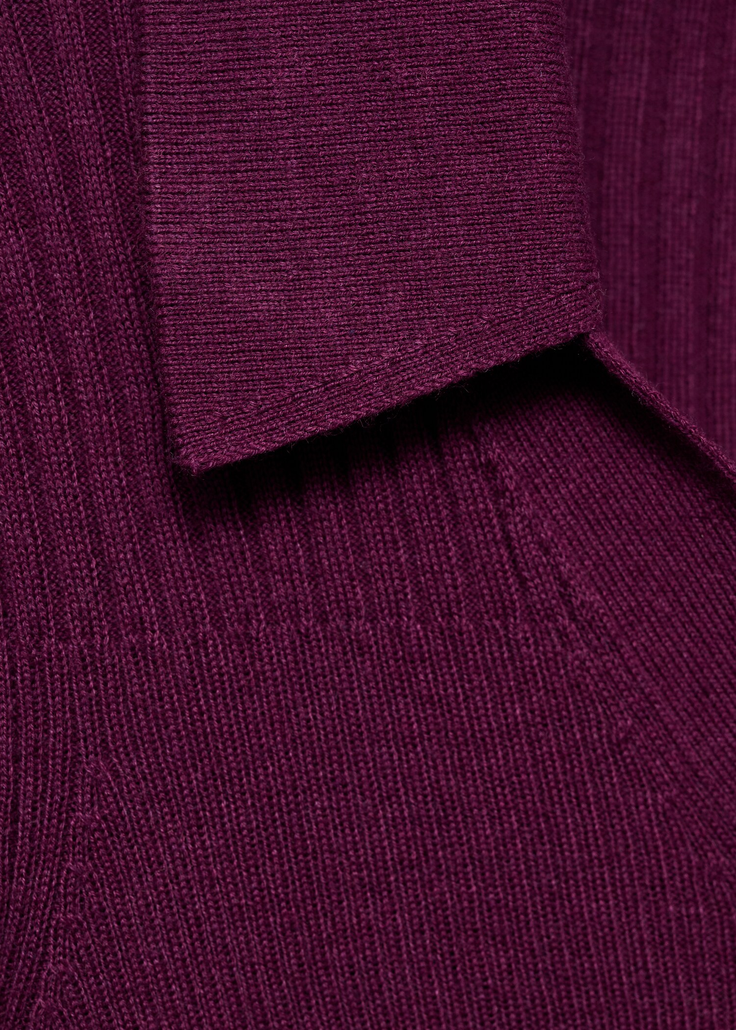 Ribbed sweater with buttons - Details of the article 0