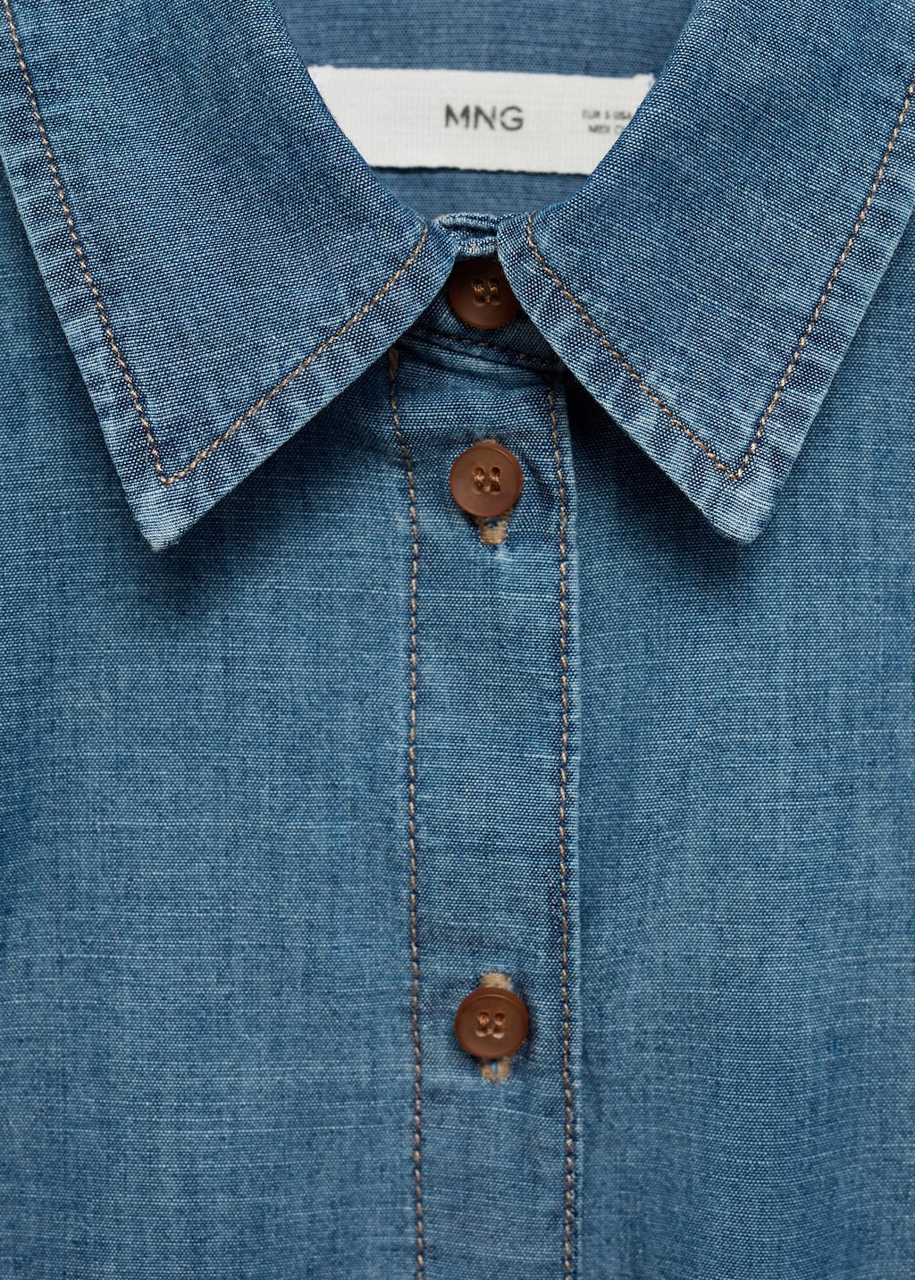 Chemise jean poche Femme MANGO France metropolitaine