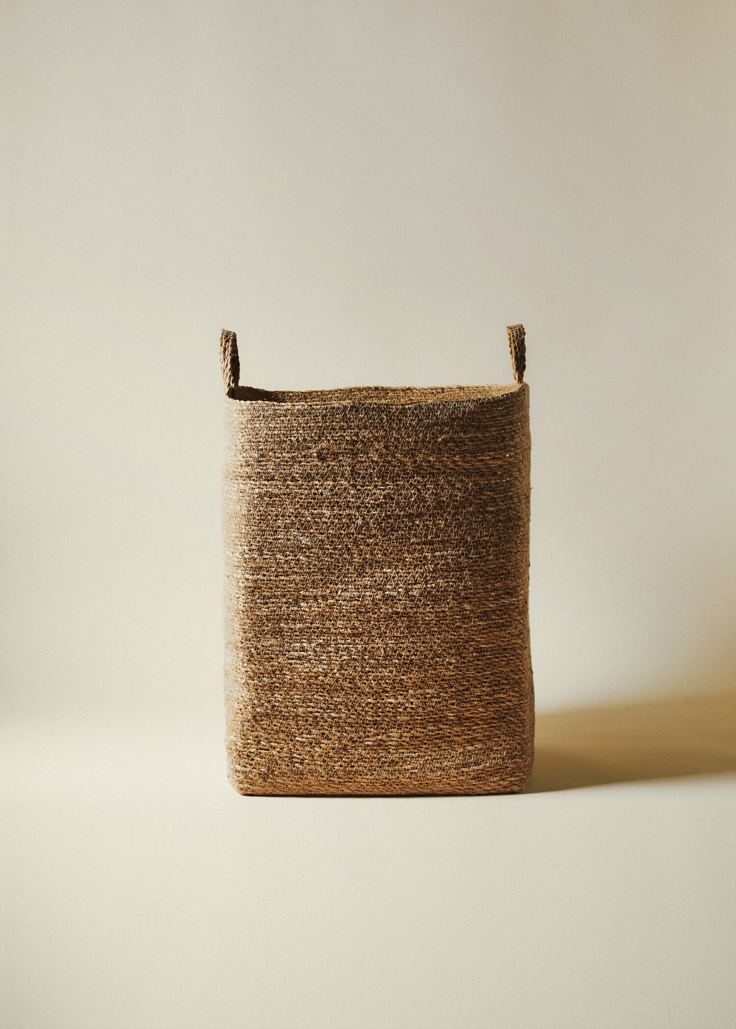Natural fibre rectangular basket 35x49cm - Details of the article 8