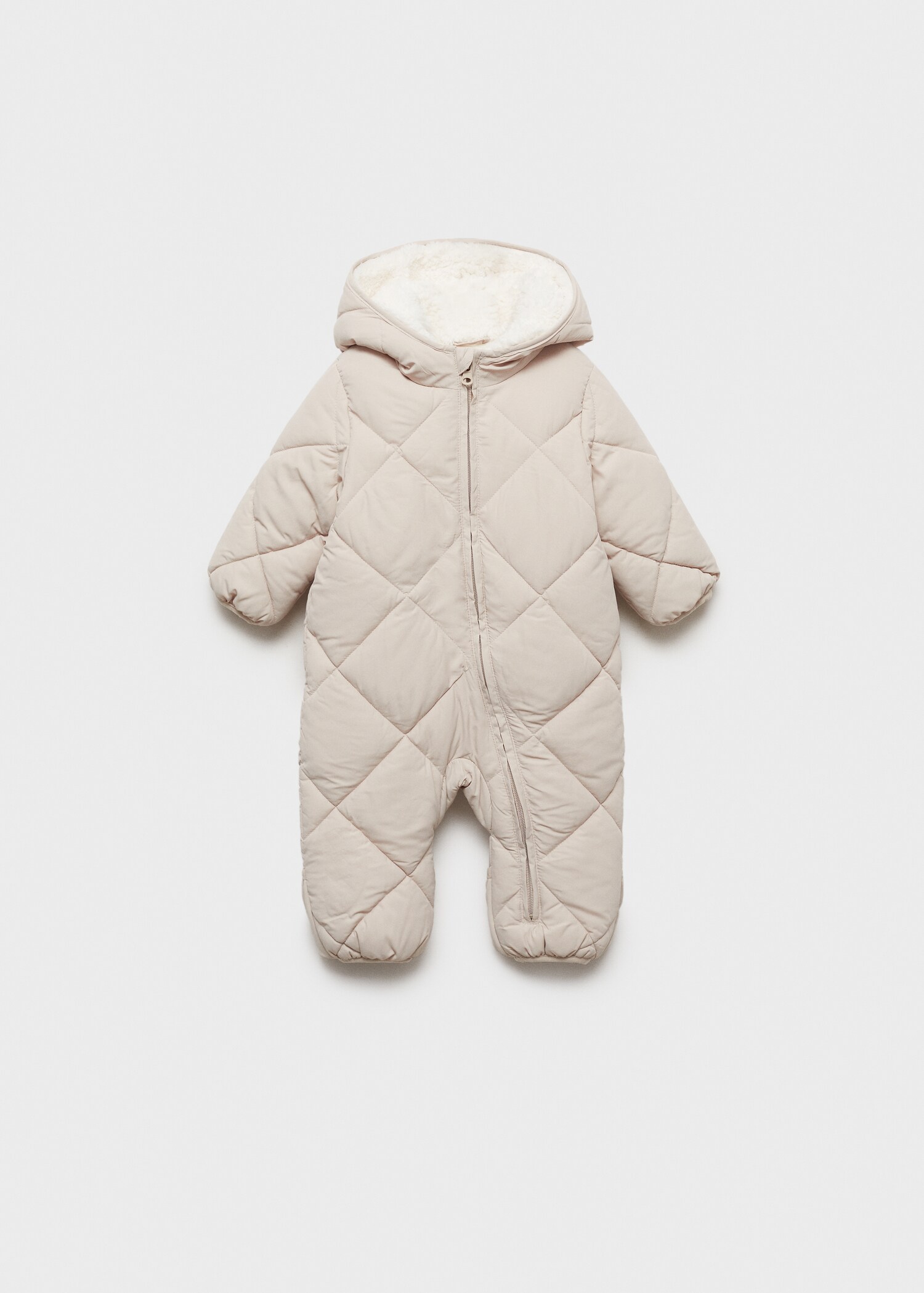 Fur-effect one piece suit - Article without model
