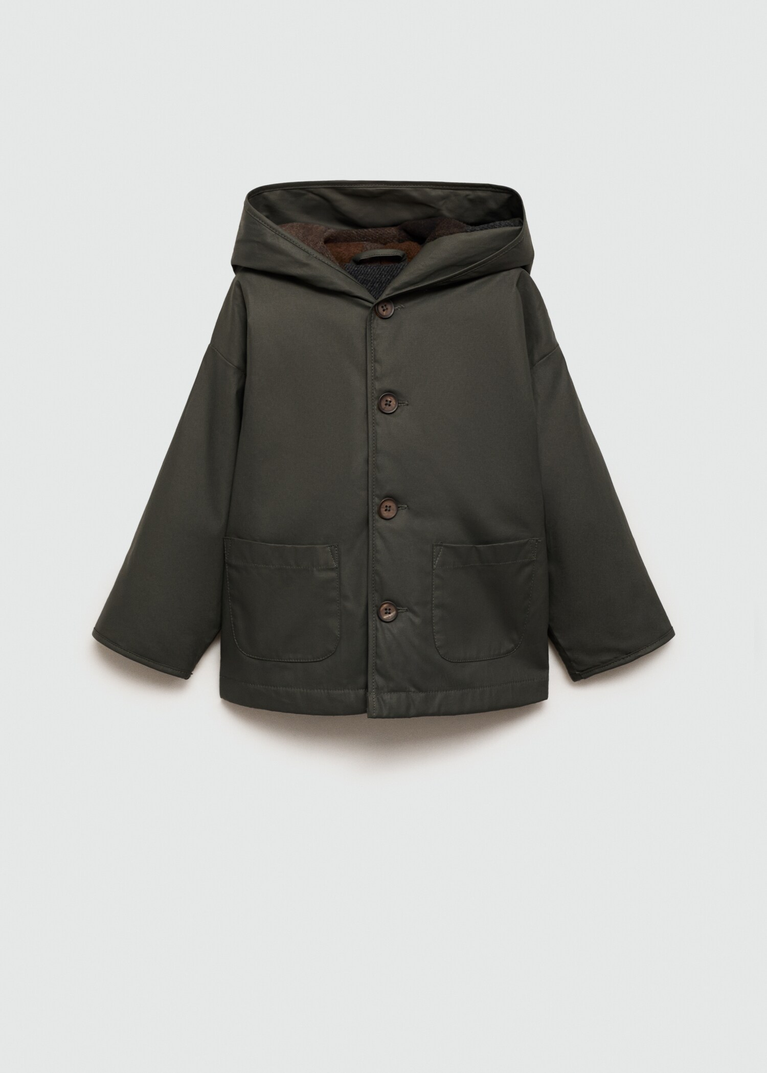 Inner jacket cotton-blend coat - Article without model
