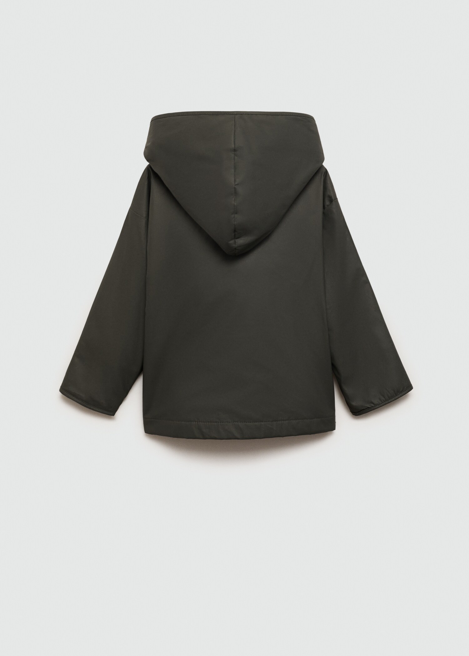 Inner jacket cotton-blend coat - Reverse of the article