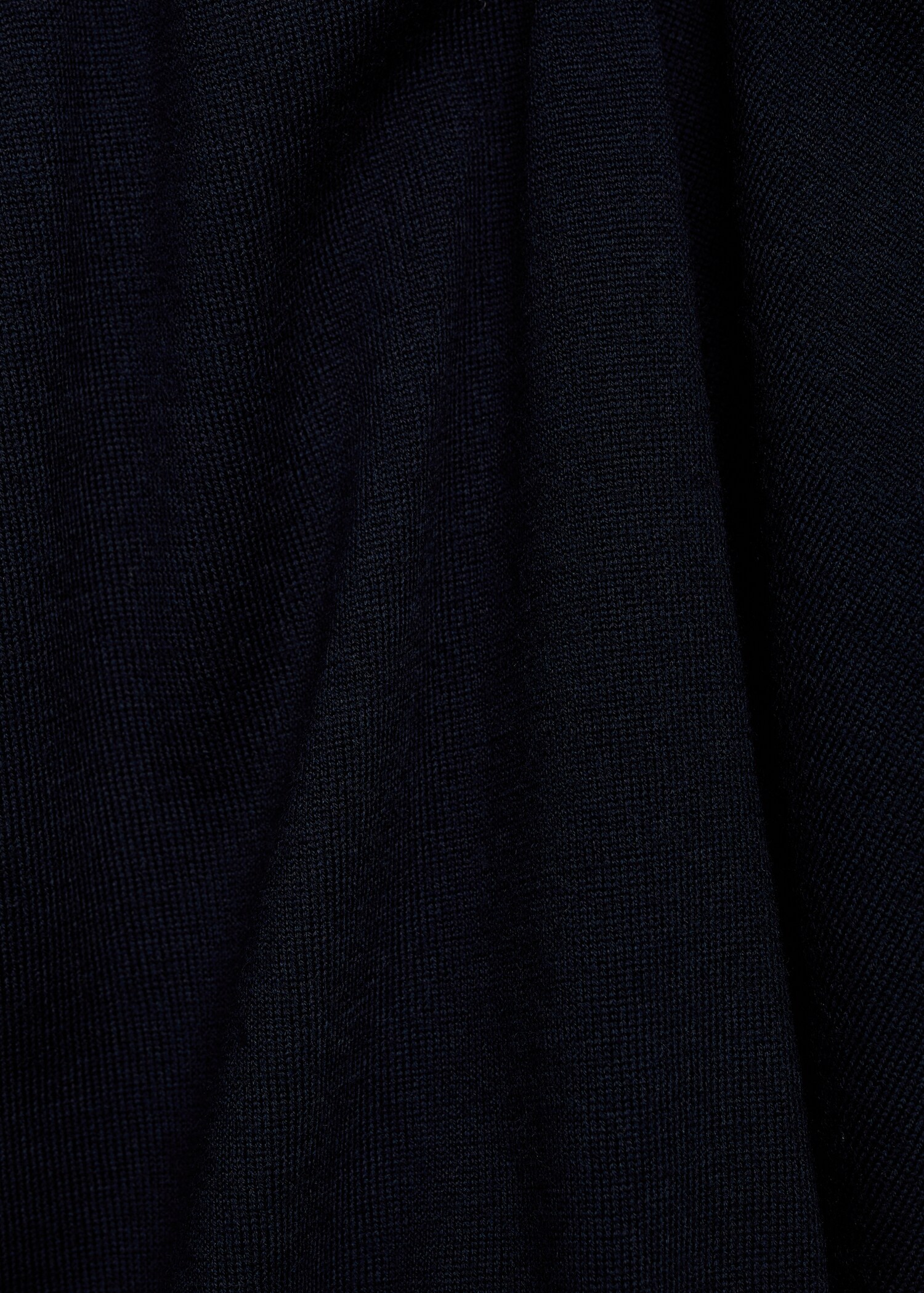 100% merino wool long-sleeved polo shirt - Details of the article 0