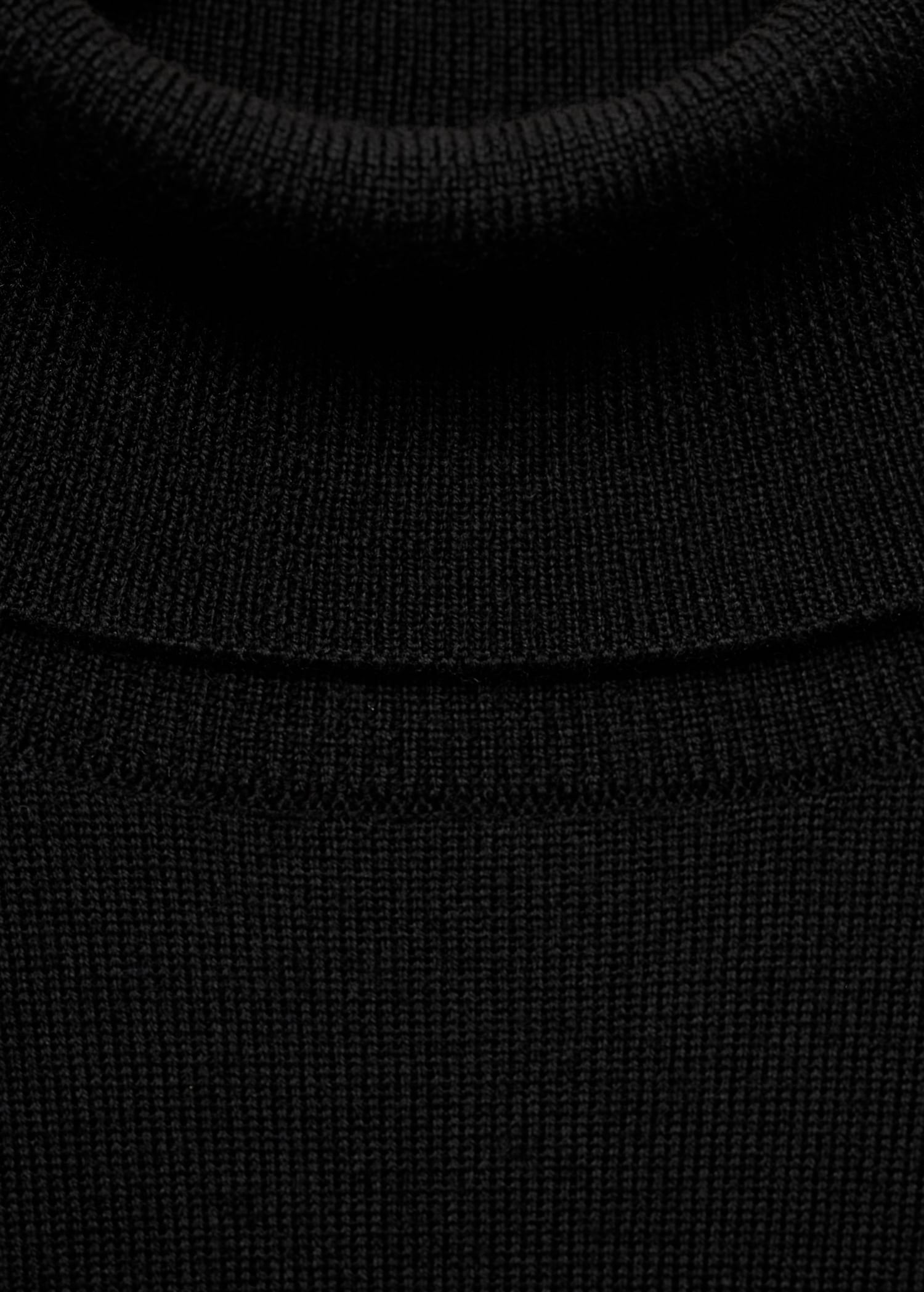 Jersey 100% lana merino cuello alto - Detalle del artículo 0