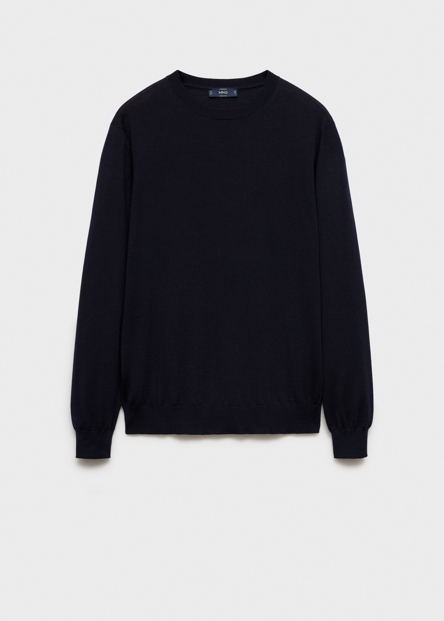 100% wool medium-knit sweater - Article without model