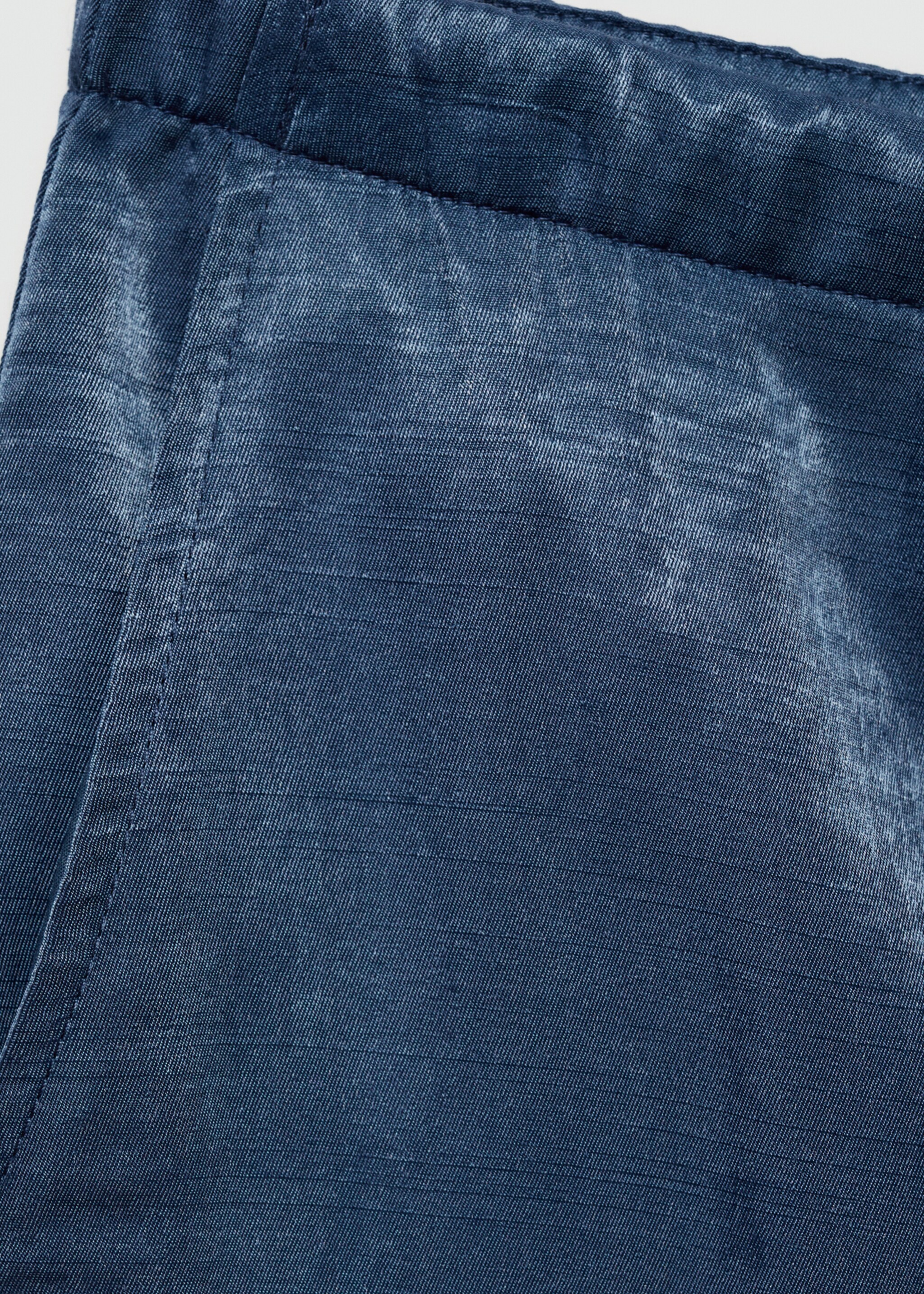 Pantalón crop satinado - Detalle del artículo 0
