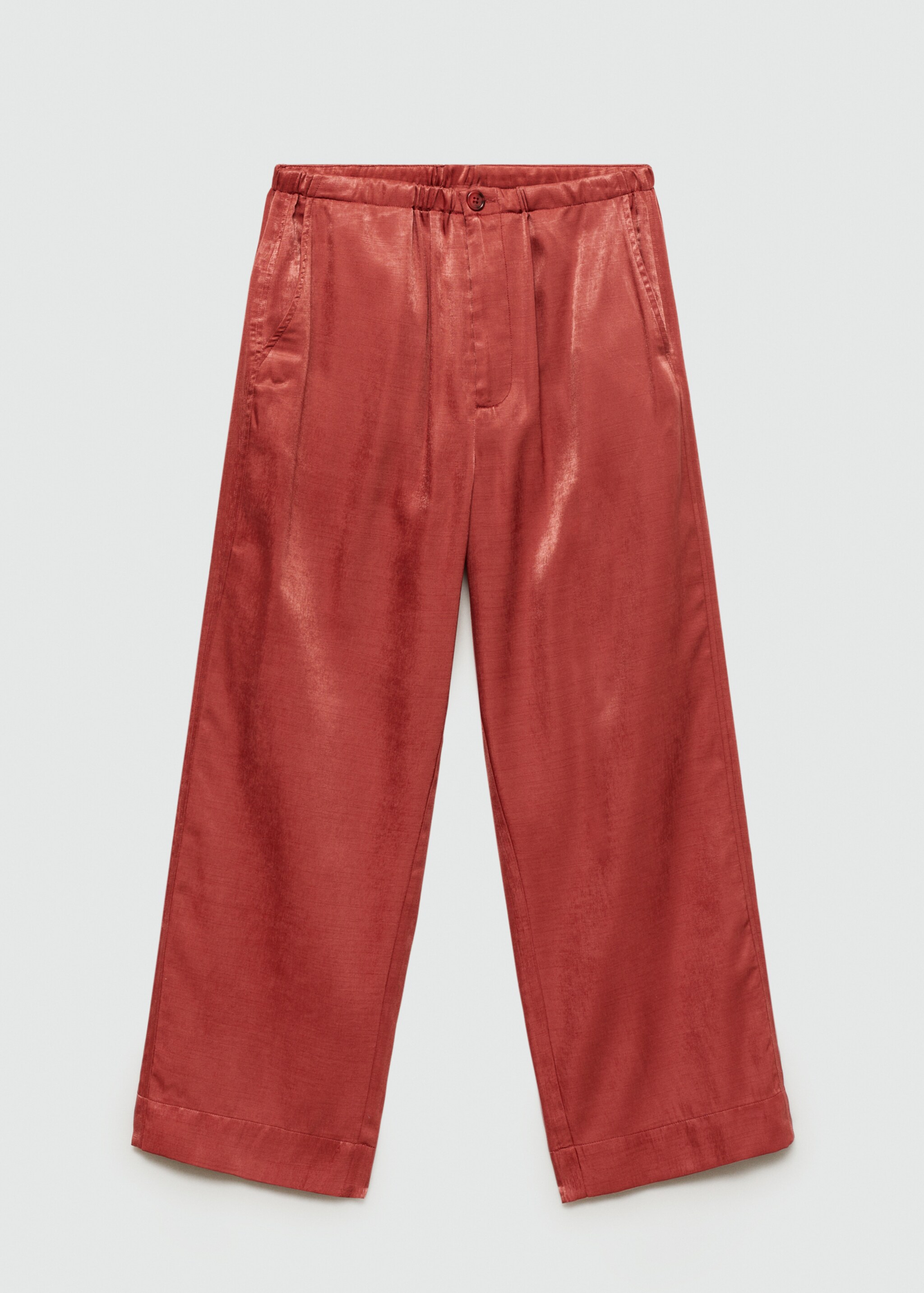 Pantalón crop satinado - Artículo sin modelo
