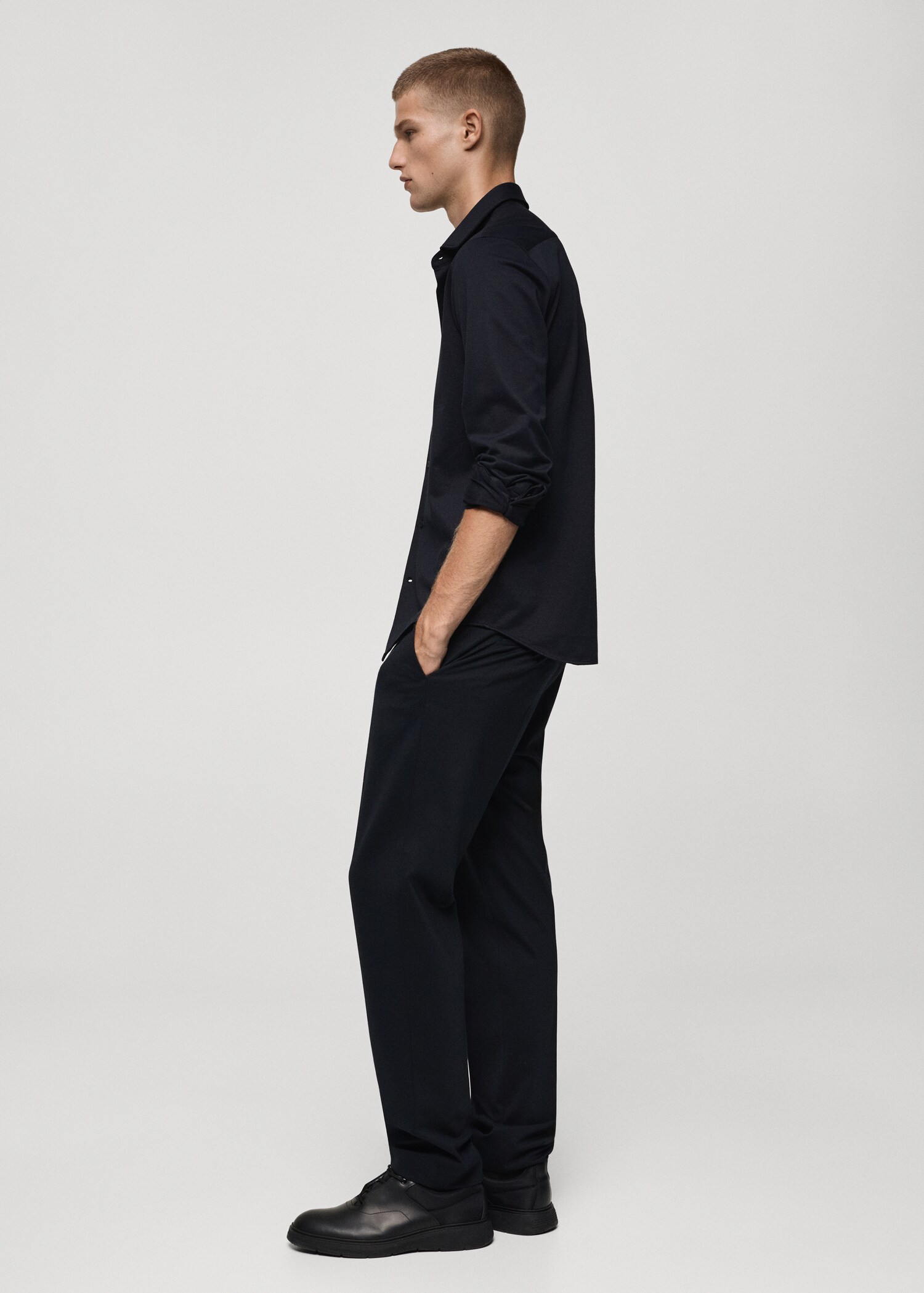 Camisa regular fit antiarrugas - Detalle del artículo 2