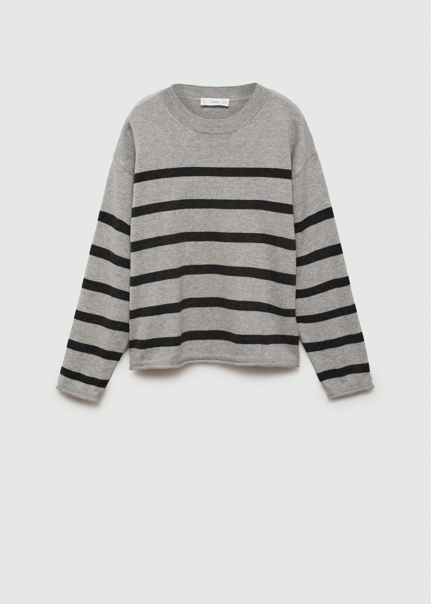 Pull-over côtelé à rayures - Article sans modèle