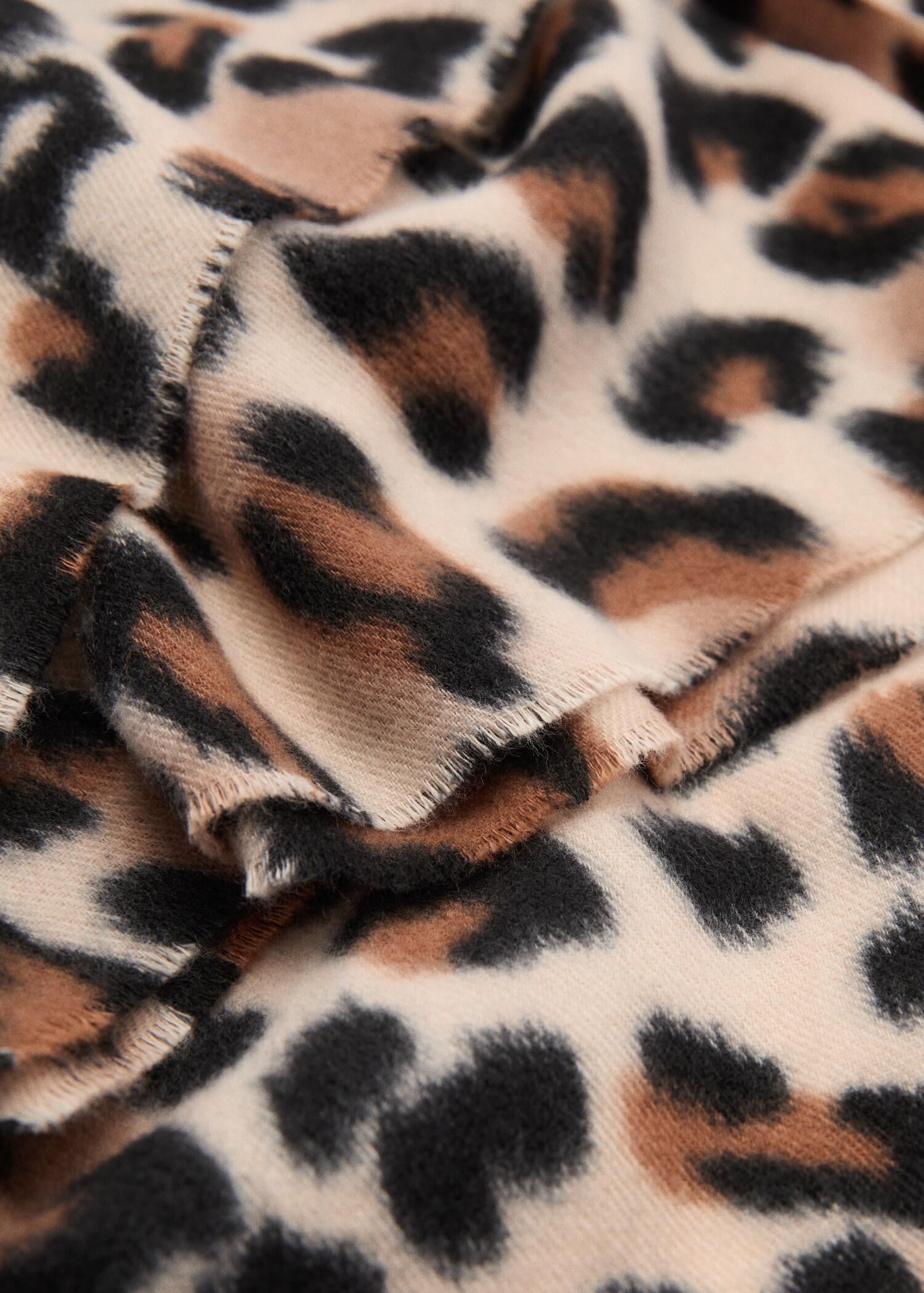 Leopard-print scarf - Medium plane