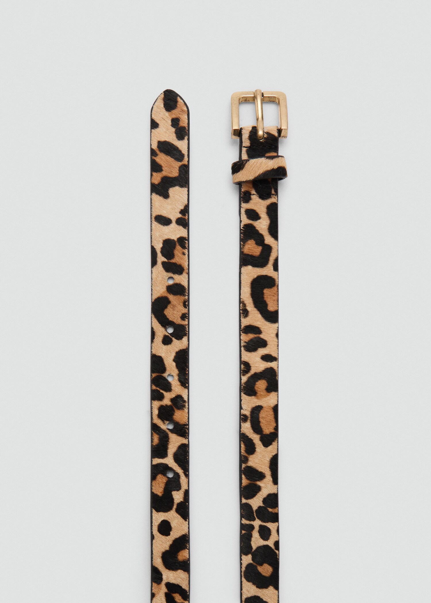 Ceinture fine cuir léopard - Détail de l'article 1