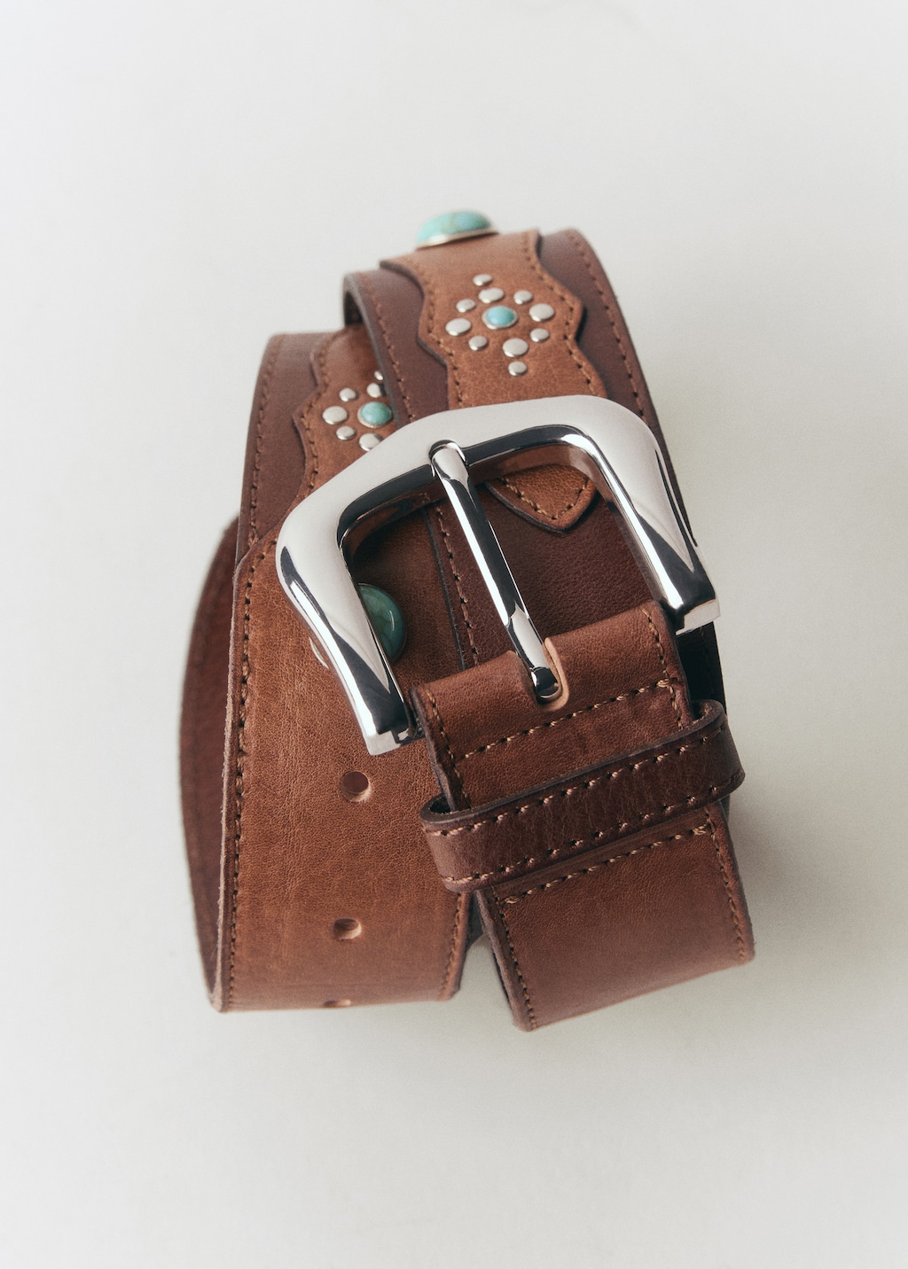 Leather belt Women MANGO United Kingdom