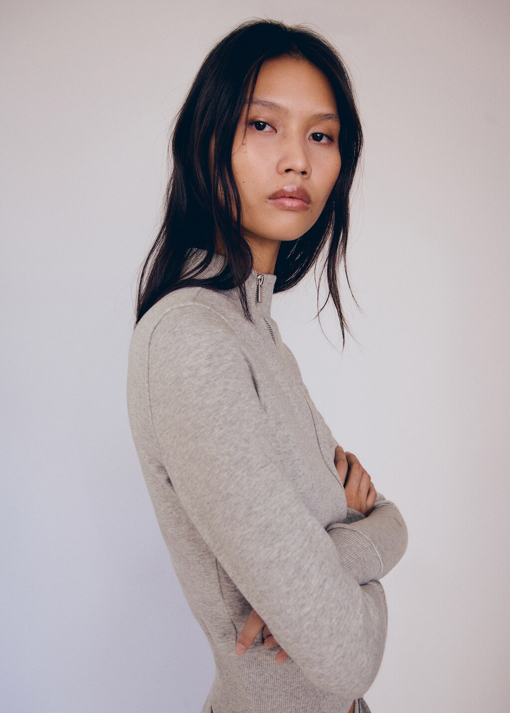 Asymmetrical zipper sweater new arrivals