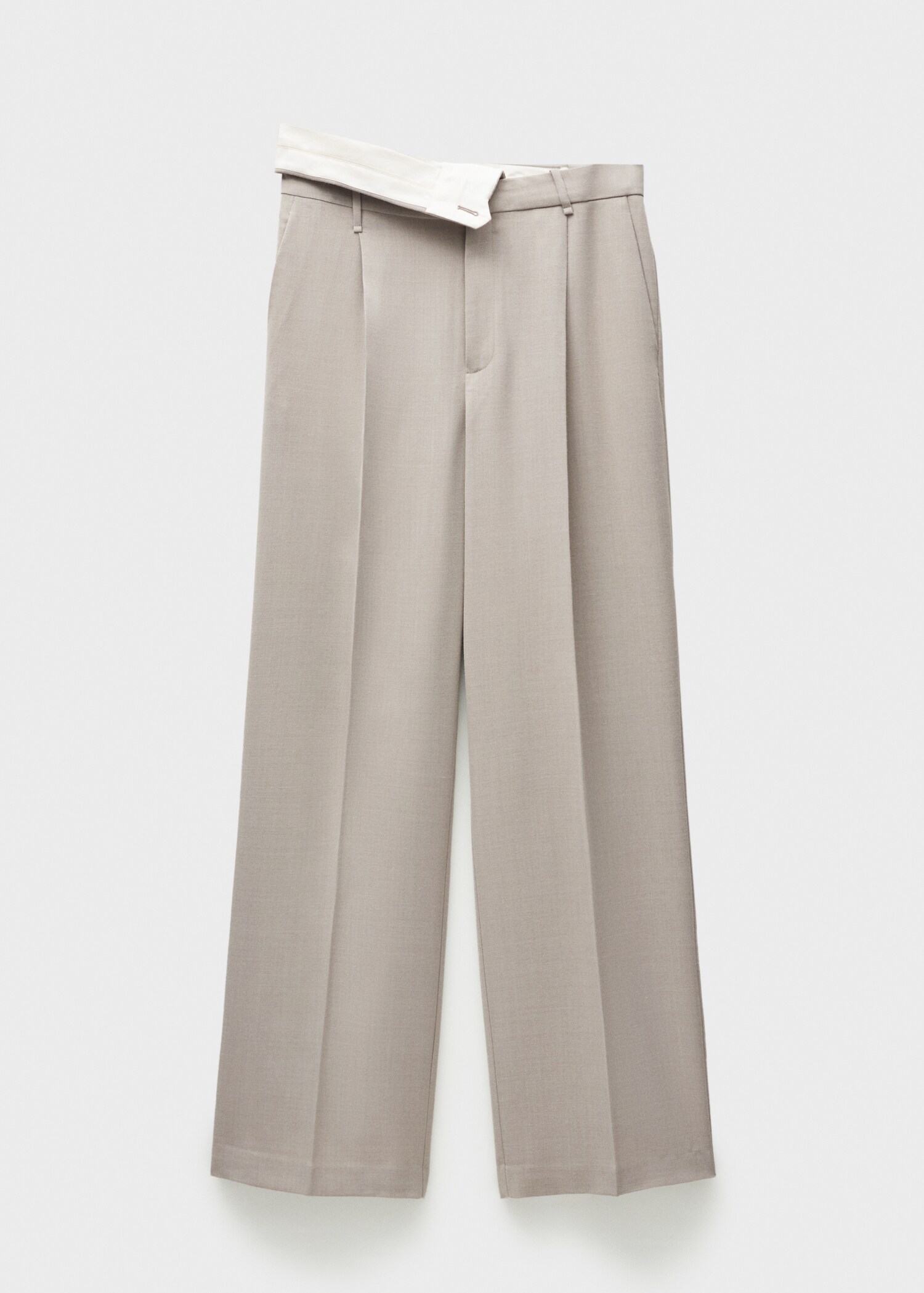 Straight-fit suit trousers - Article without model
