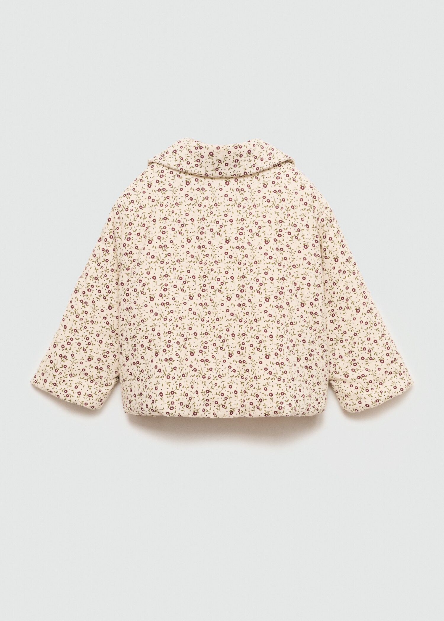 Printed cotton coat - Reverse of the article