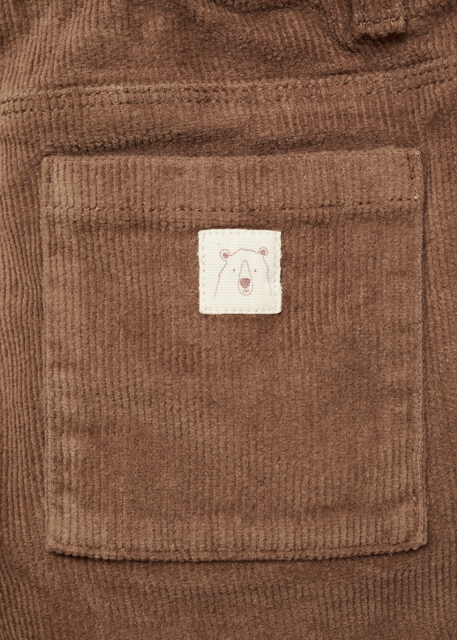 Pantalon coton velours côtelé - Détail de l'article 0