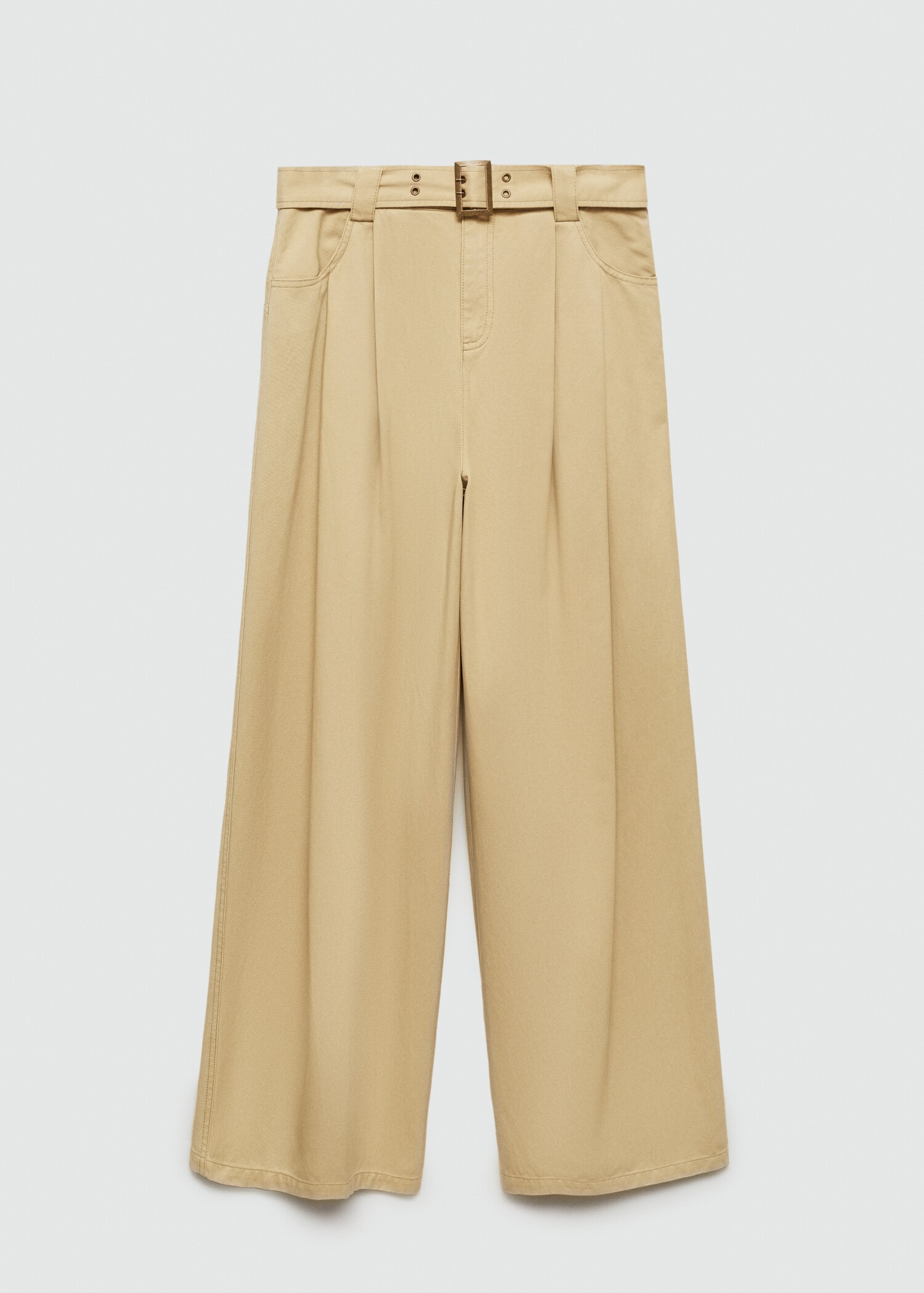 Lyocell trousers with belt - Article without model