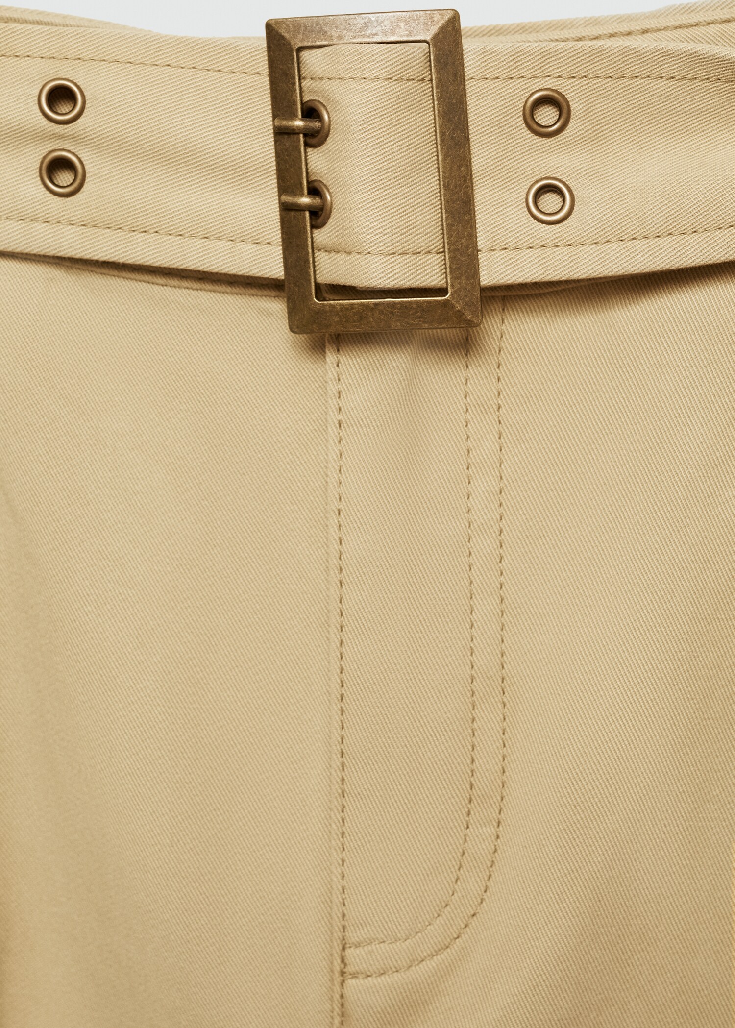 Lyocell trousers with belt - Details of the article 8