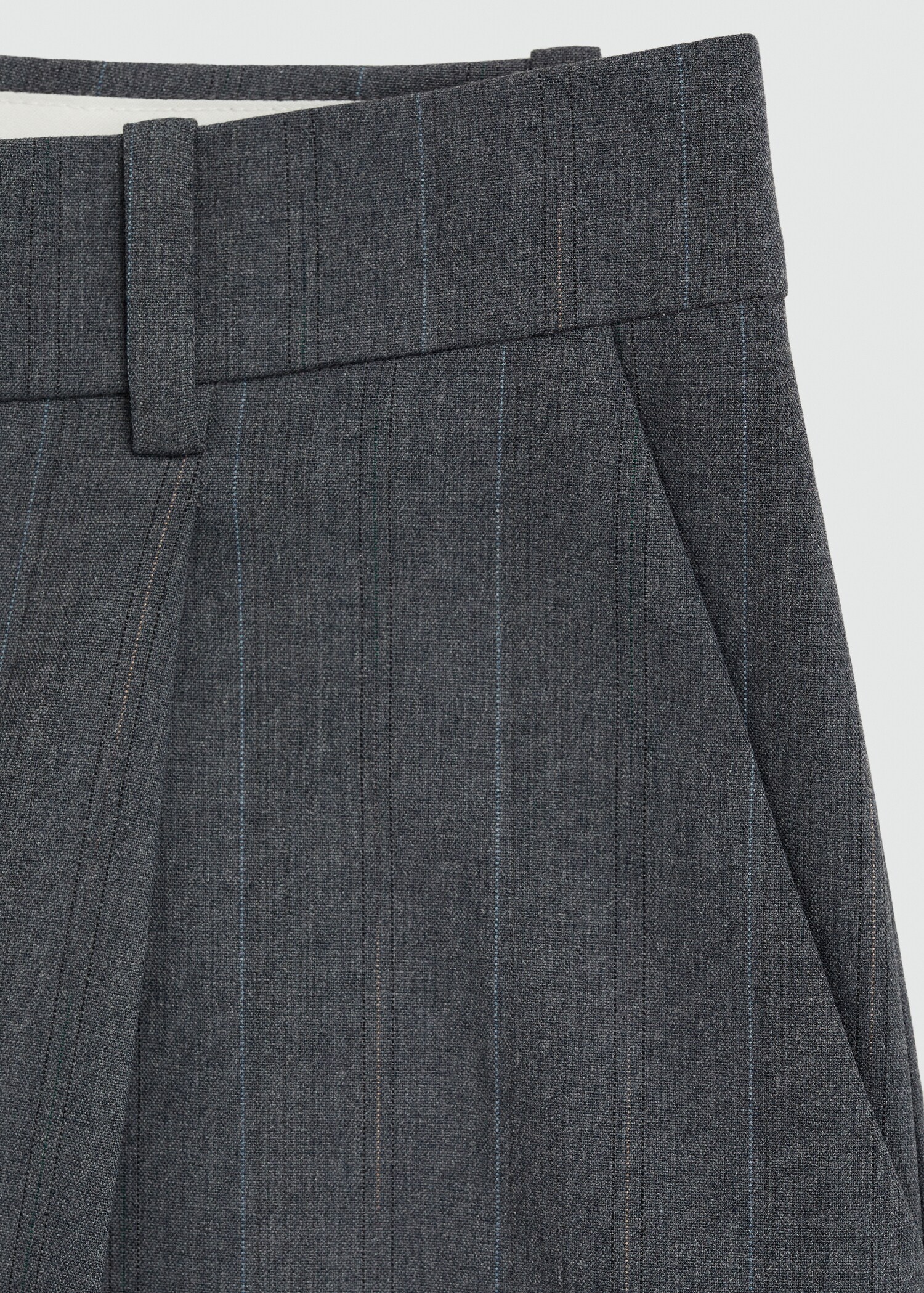 Pinstripe suit trousers - Details of the article 8