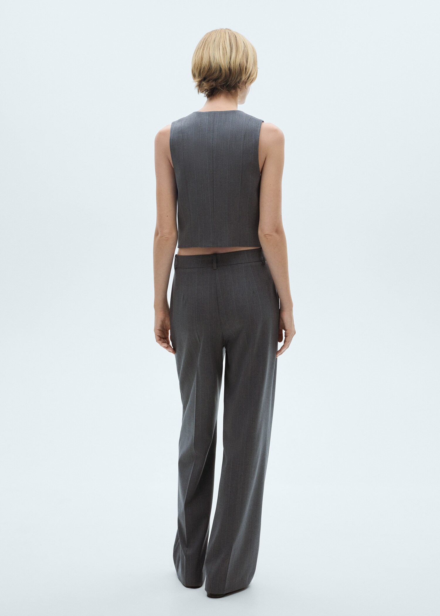 Pinstripe suit trousers - Reverse of the article