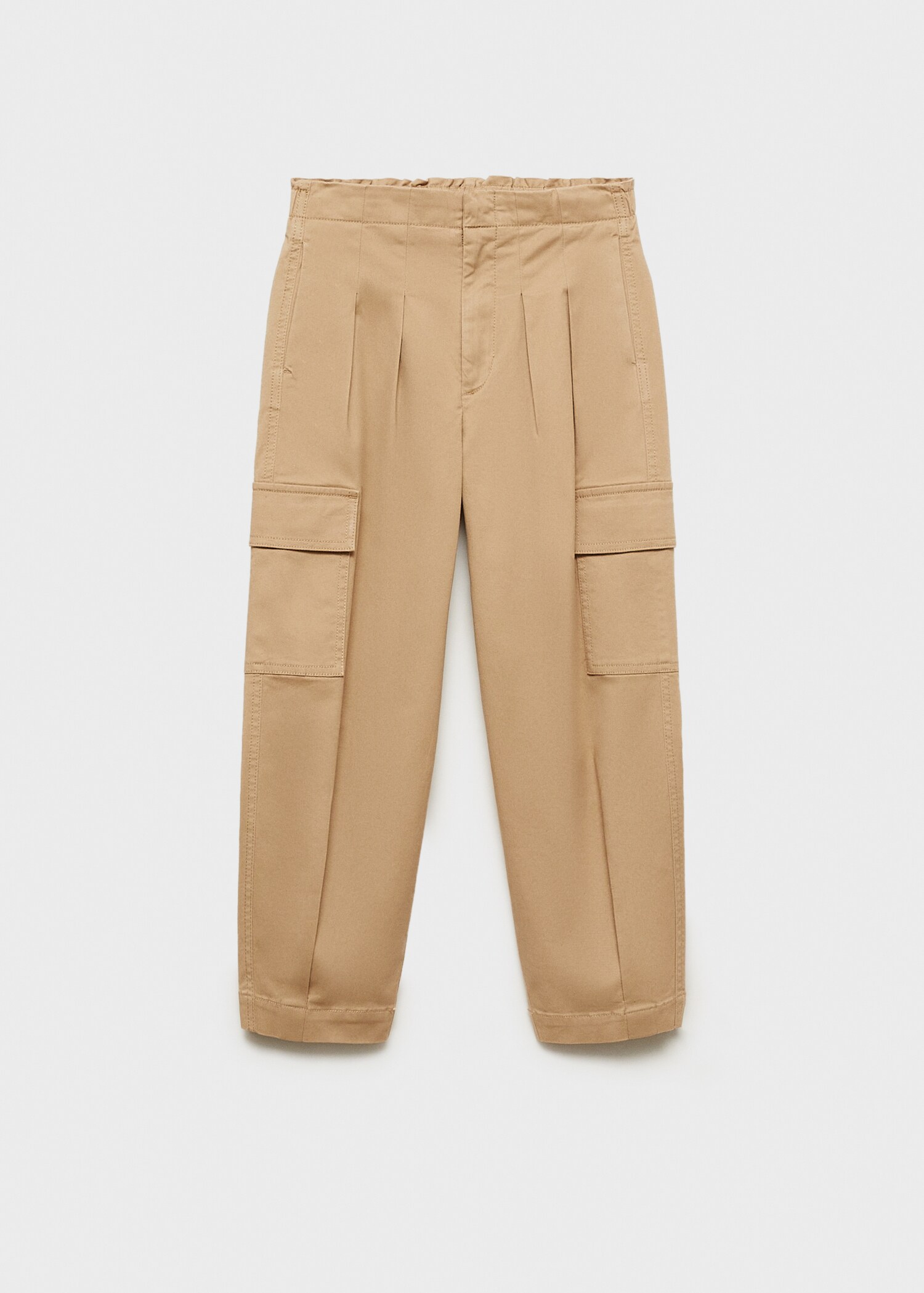 Pleated cargo trousers - Article without model