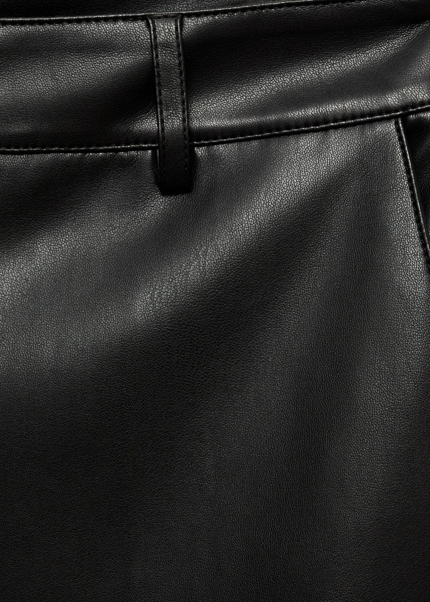 Pantalon wideleg simili-cuir - Détail de l'article 0