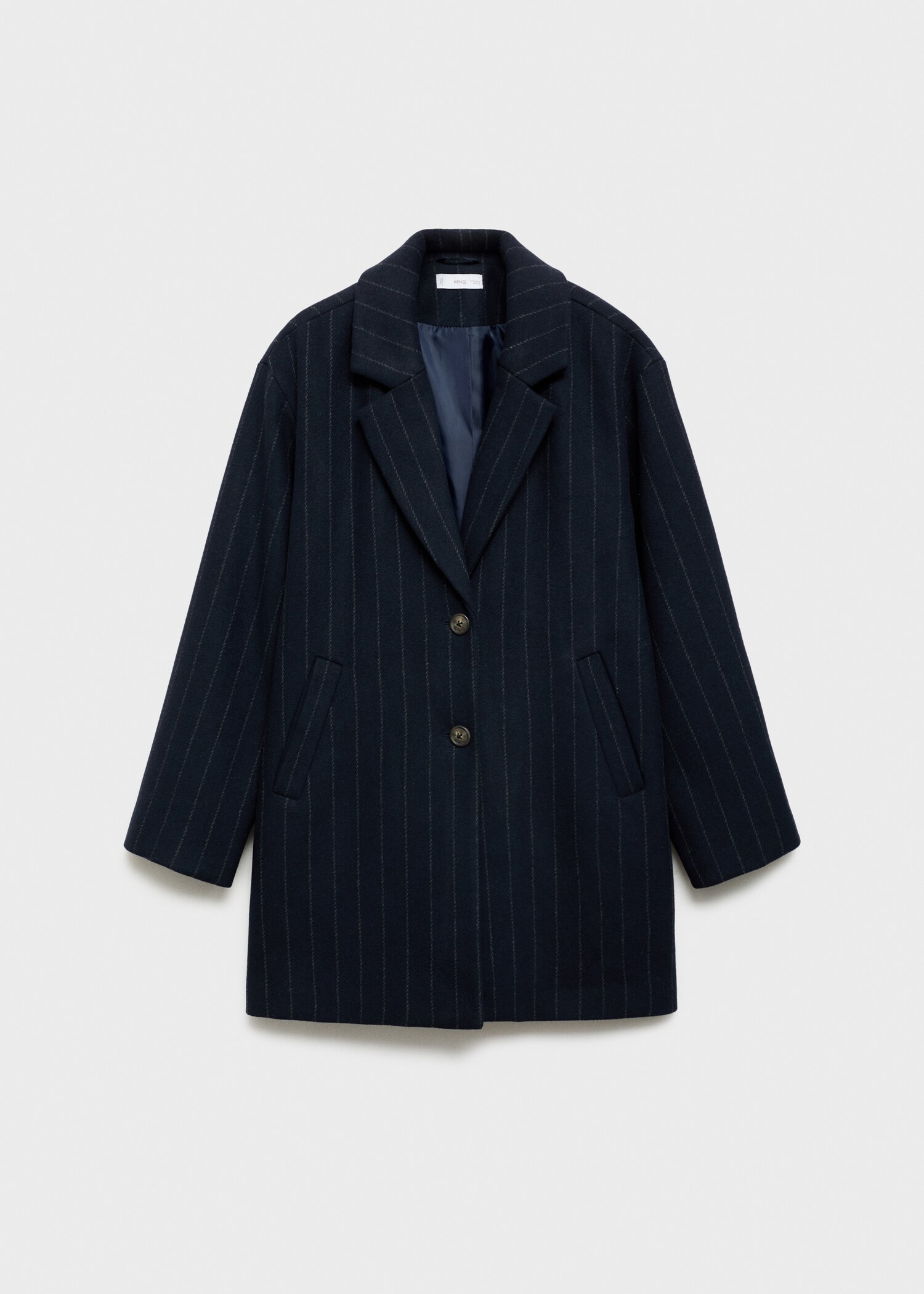 Manteau laine rayures - Article sans modèle