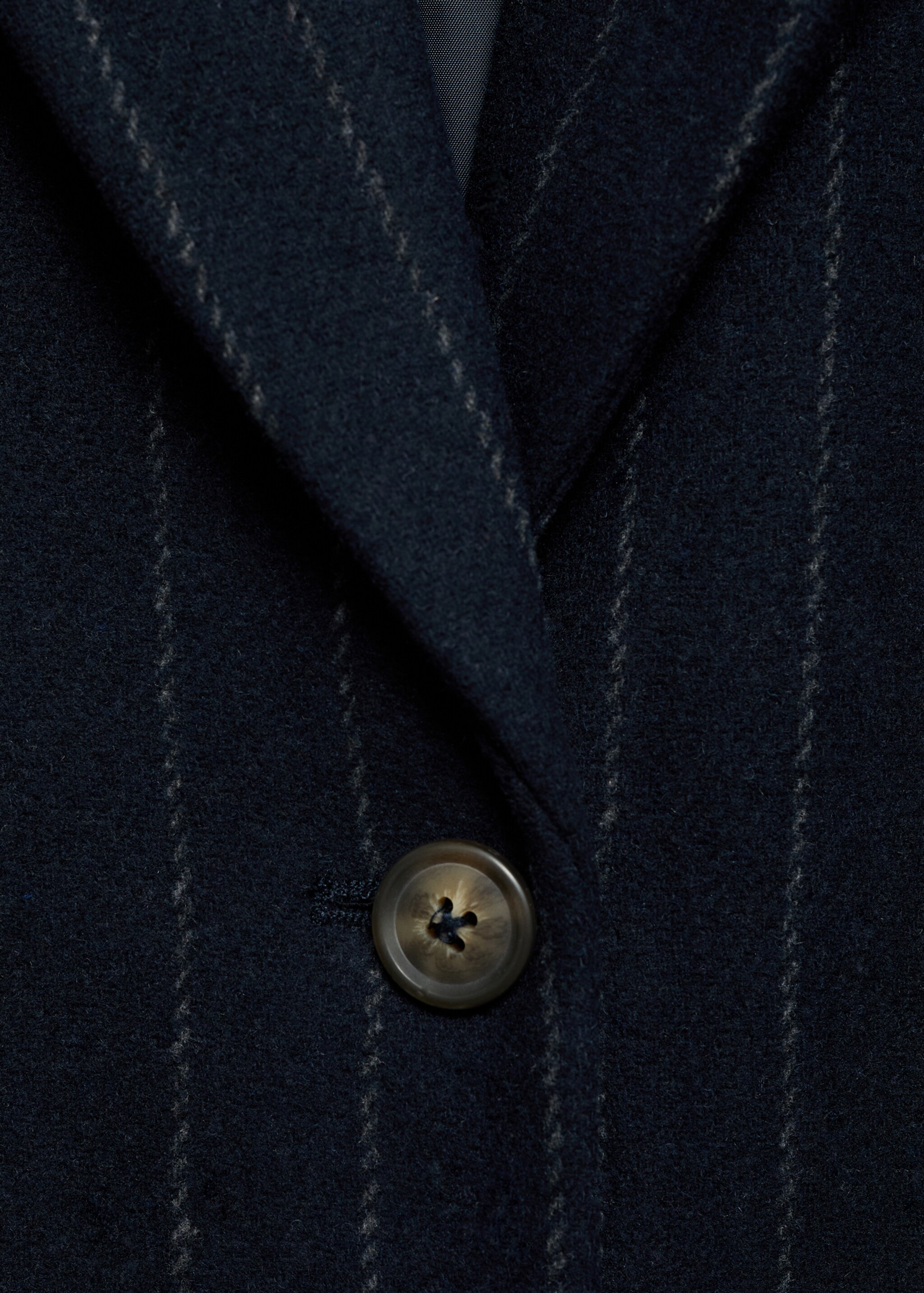 Striped wool coat - Details of the article 8