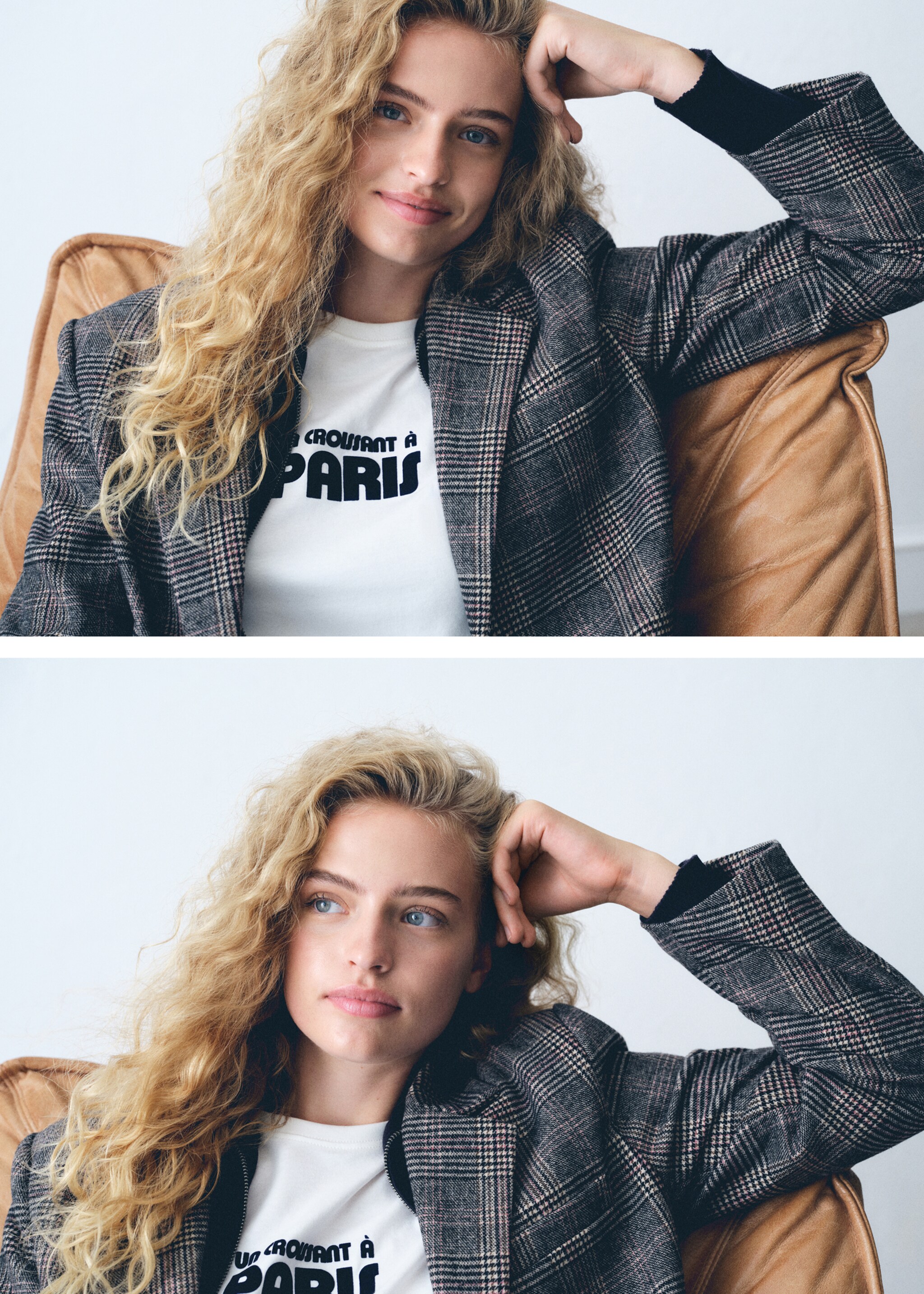 Checked wool-blend coat - Details of the article 6